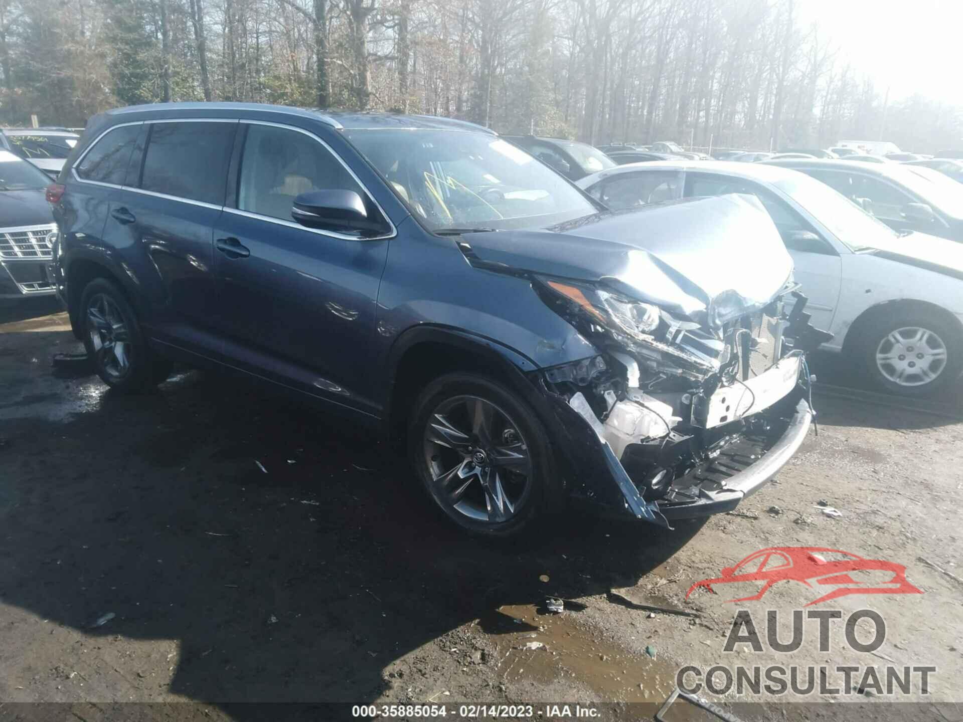 TOYOTA HIGHLANDER 2019 - 5TDDZRFHXKS955901