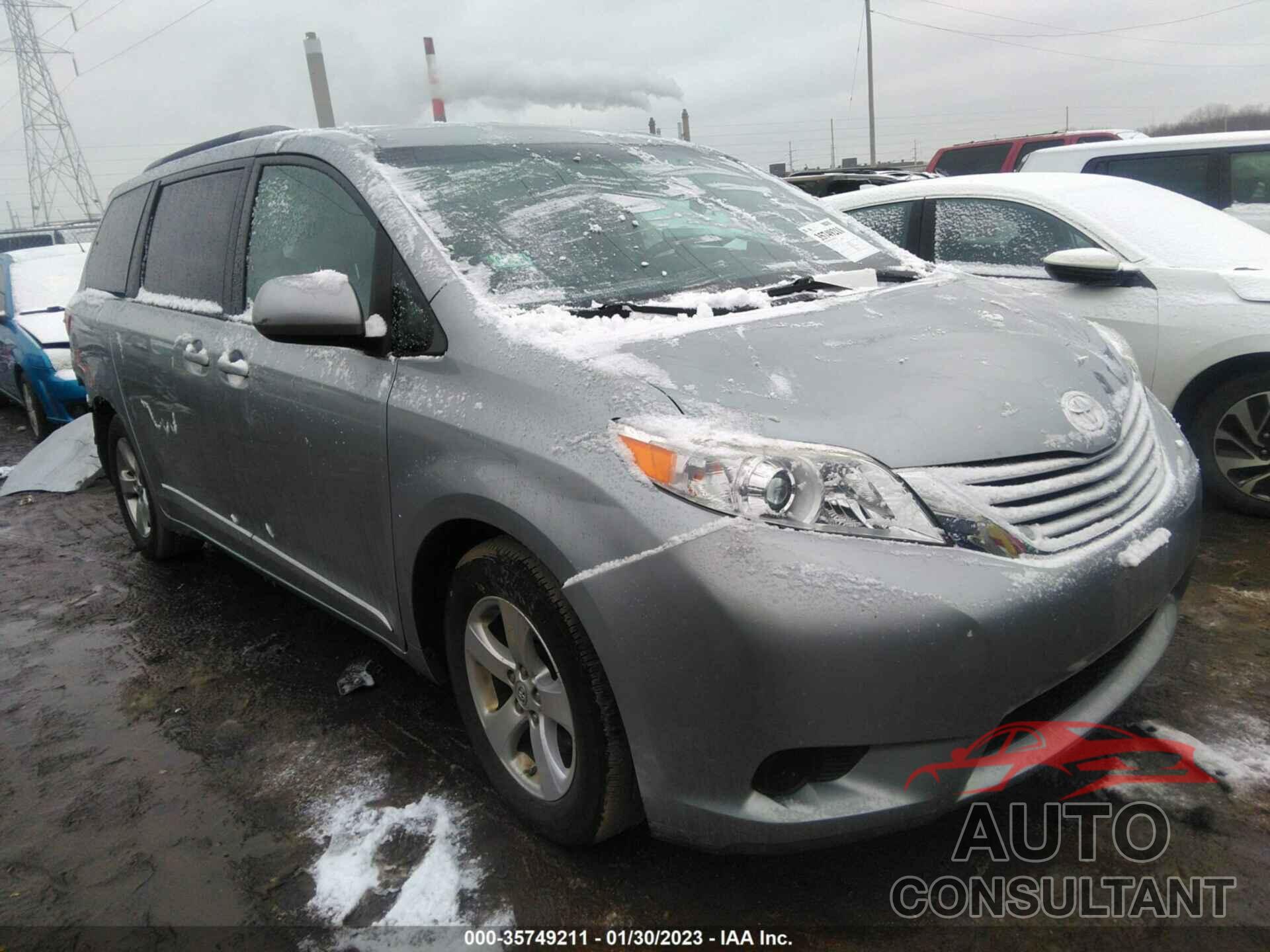 TOYOTA SIENNA 2016 - 5TDKK3DC4GS736861