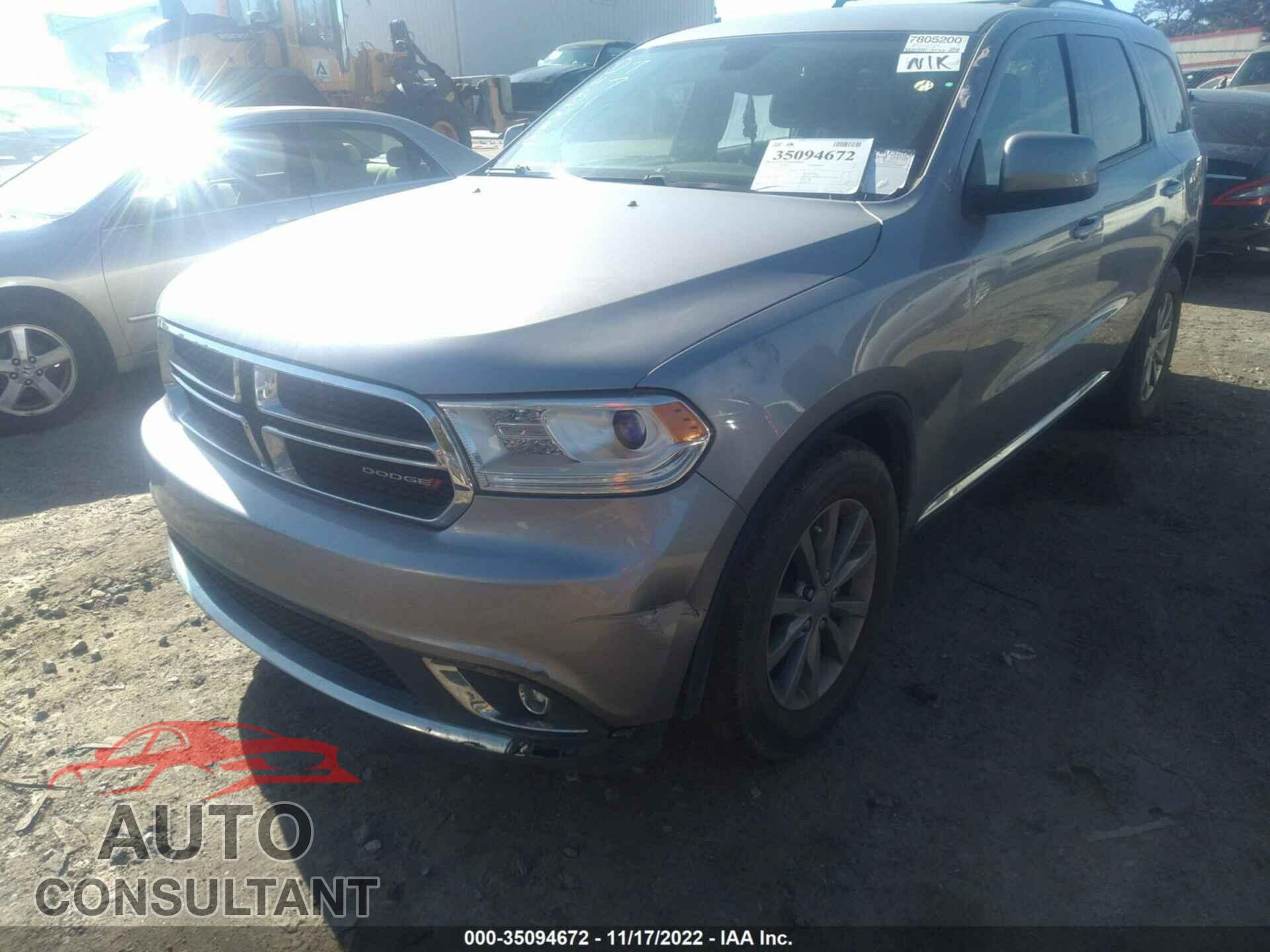 DODGE DURANGO 2017 - 1C4RDHAG2HC757711