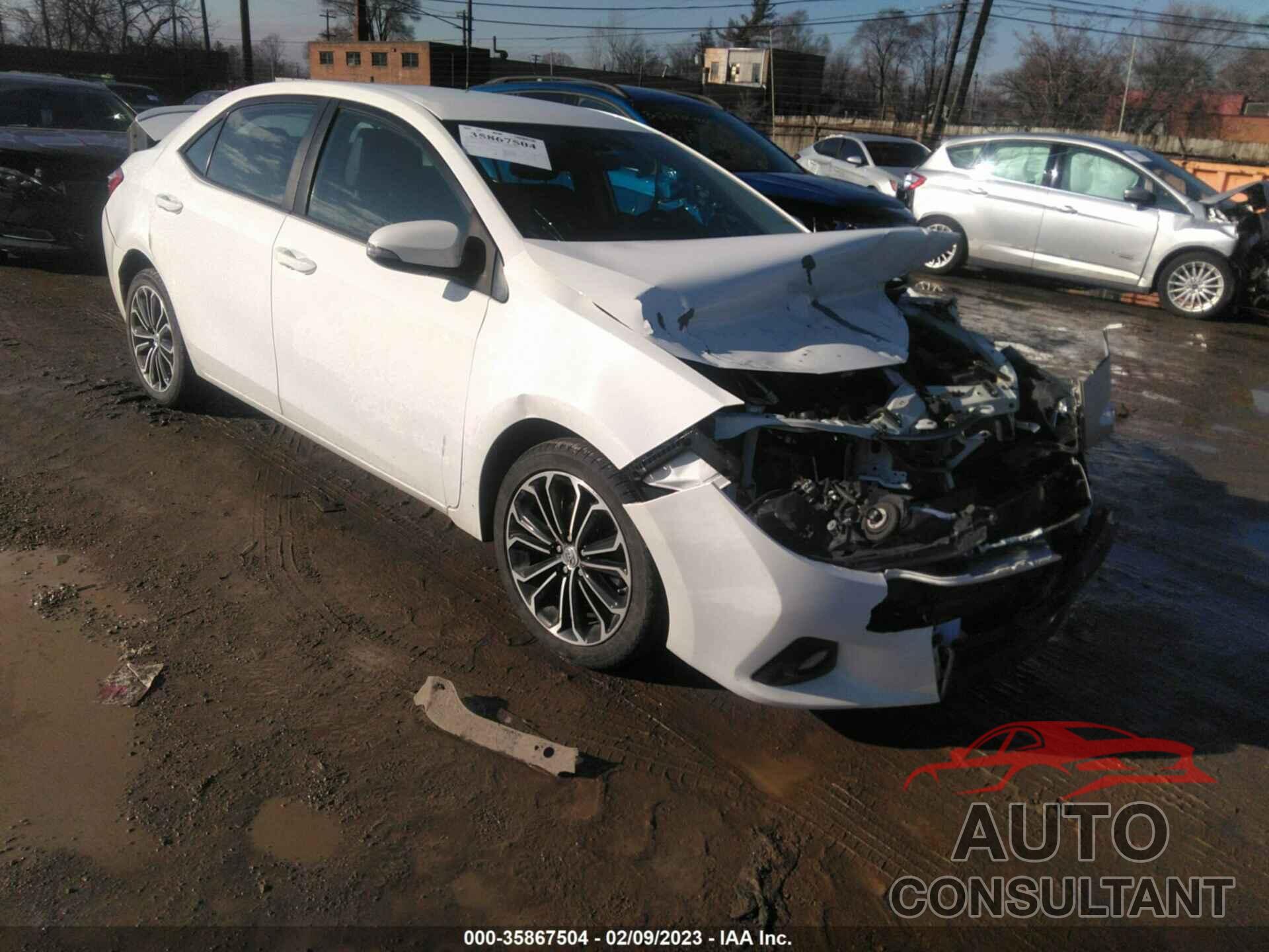 TOYOTA COROLLA 2016 - 2T1BURHE9GC573500