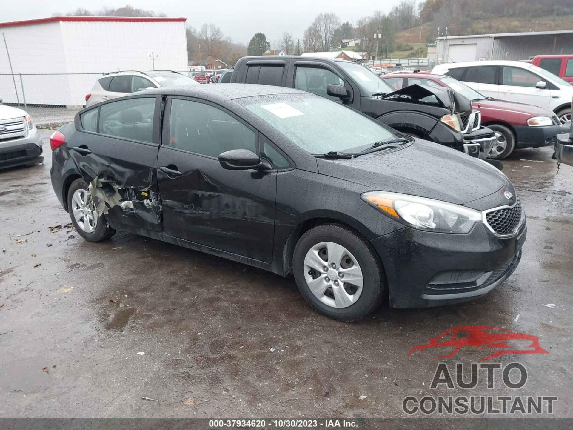 KIA FORTE 2016 - KNAFK4A67G5541944