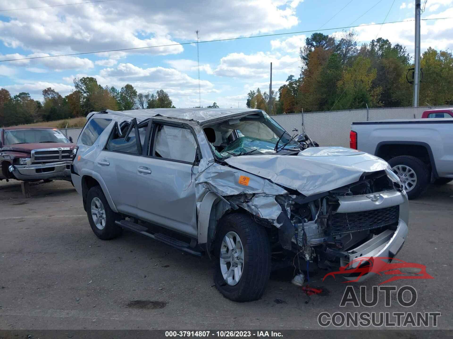 TOYOTA 4RUNNER 2016 - JTEZU5JR1G5121408