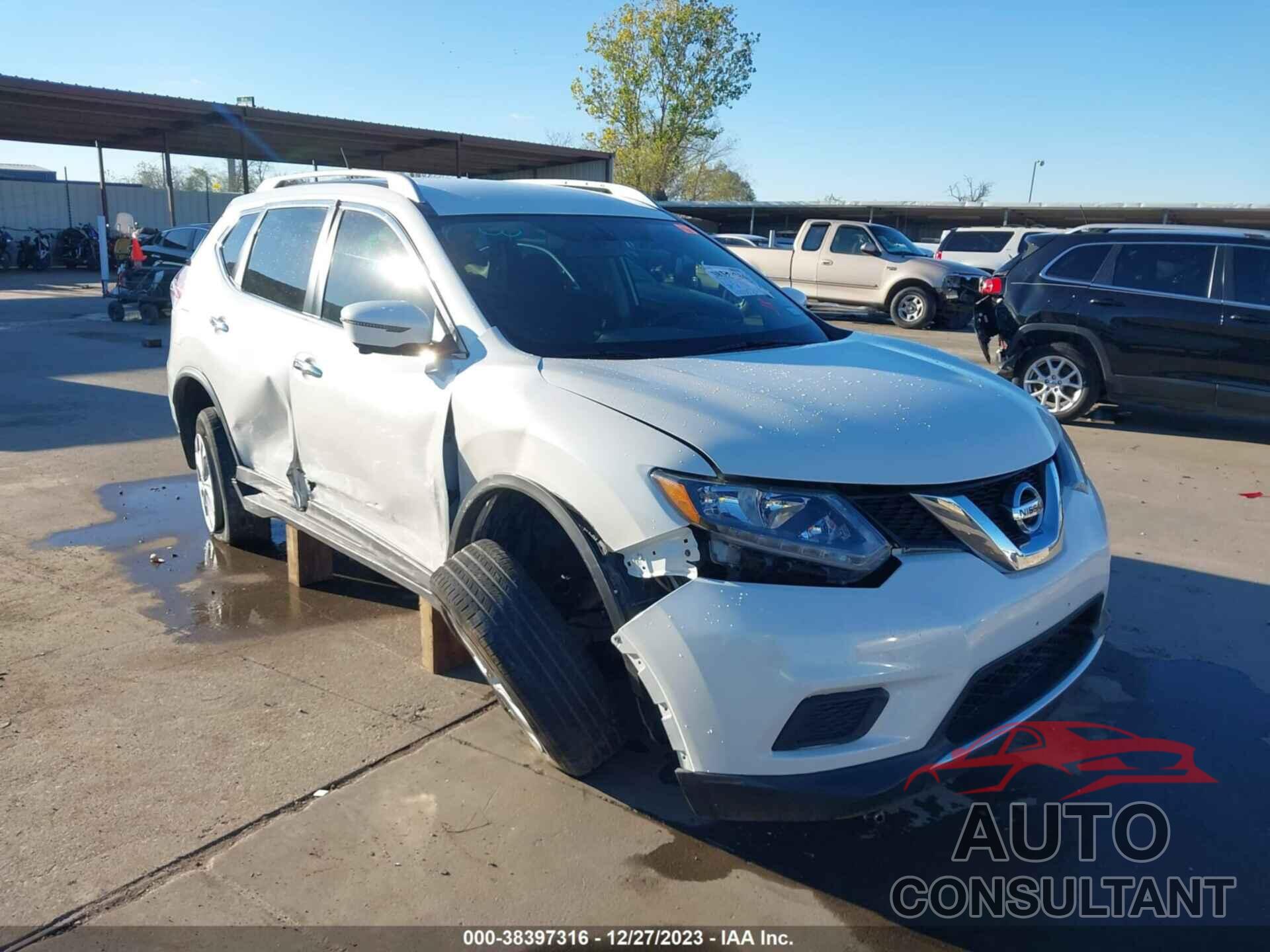 NISSAN ROGUE 2016 - KNMAT2MT6GP656913