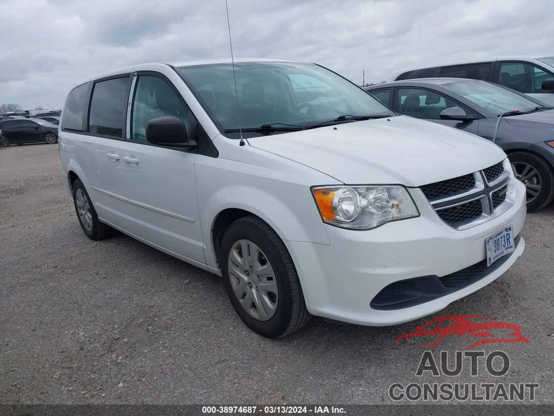 DODGE GRAND CARAVAN 2016 - 2C4RDGBG8GR122295