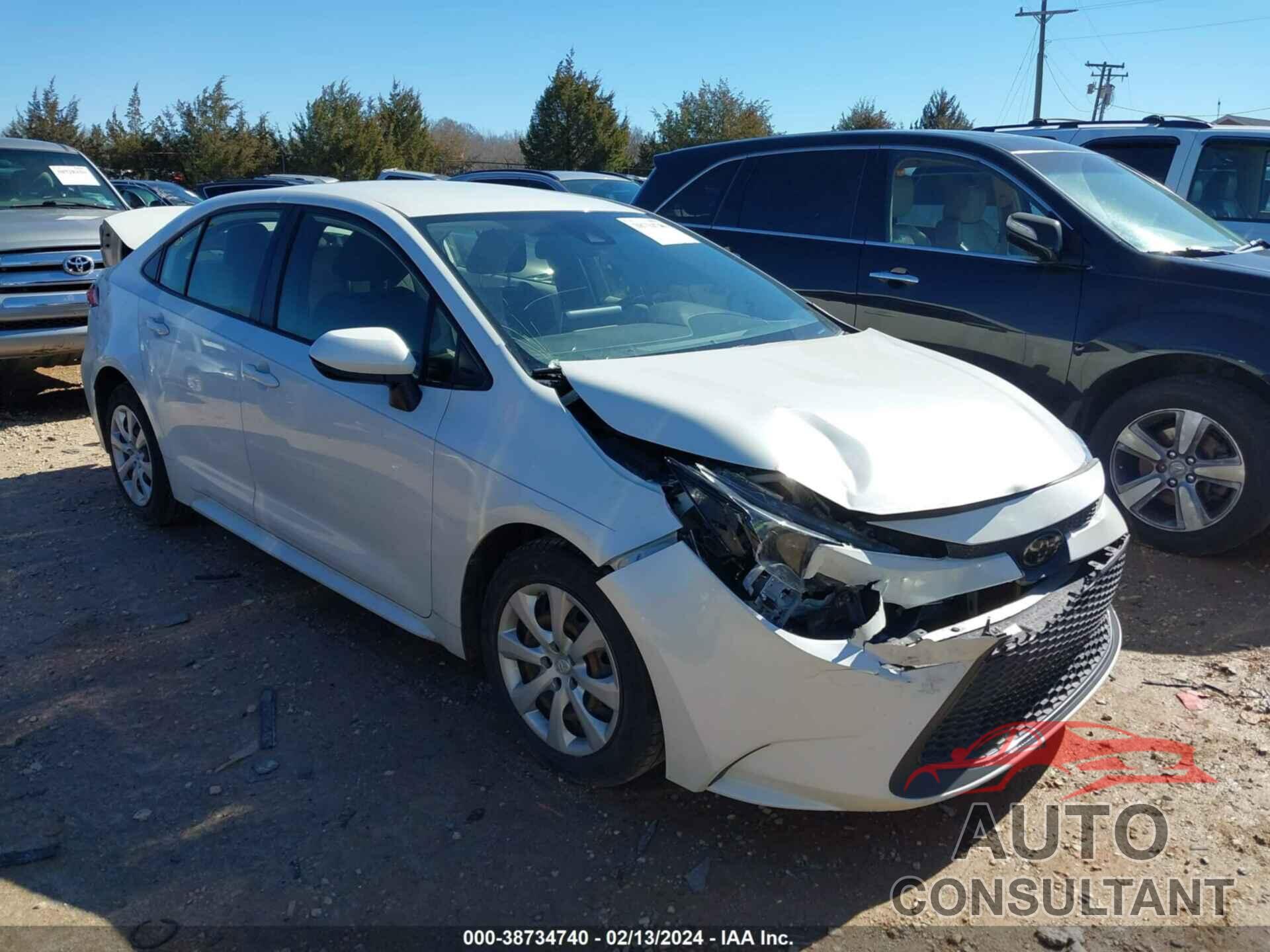 TOYOTA COROLLA 2020 - JTDEPRAE6LJ062761