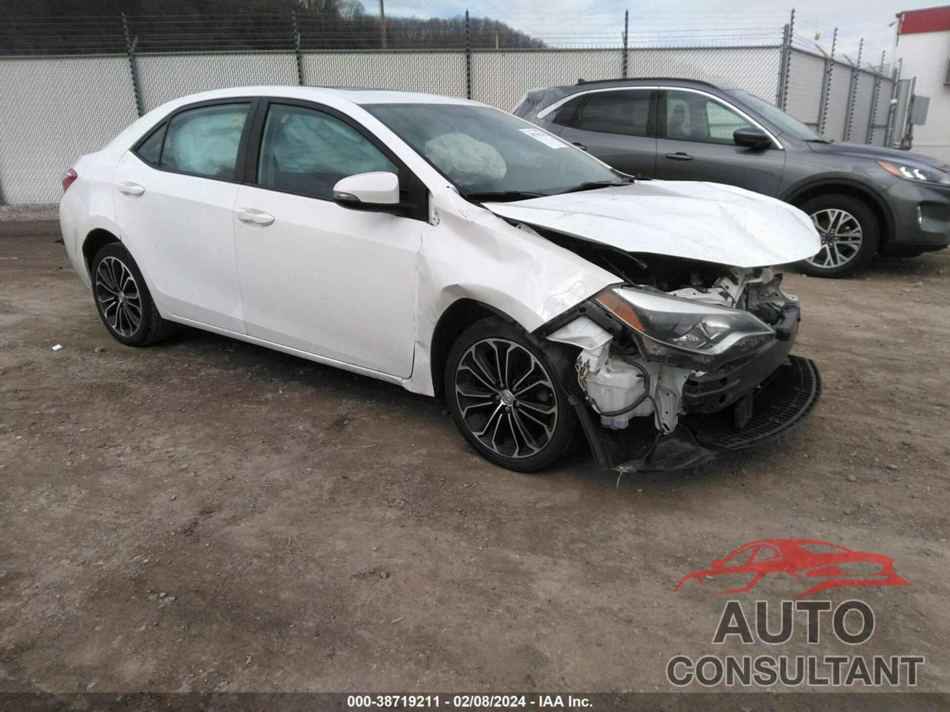 TOYOTA COROLLA 2016 - 2T1BURHE1GC579162