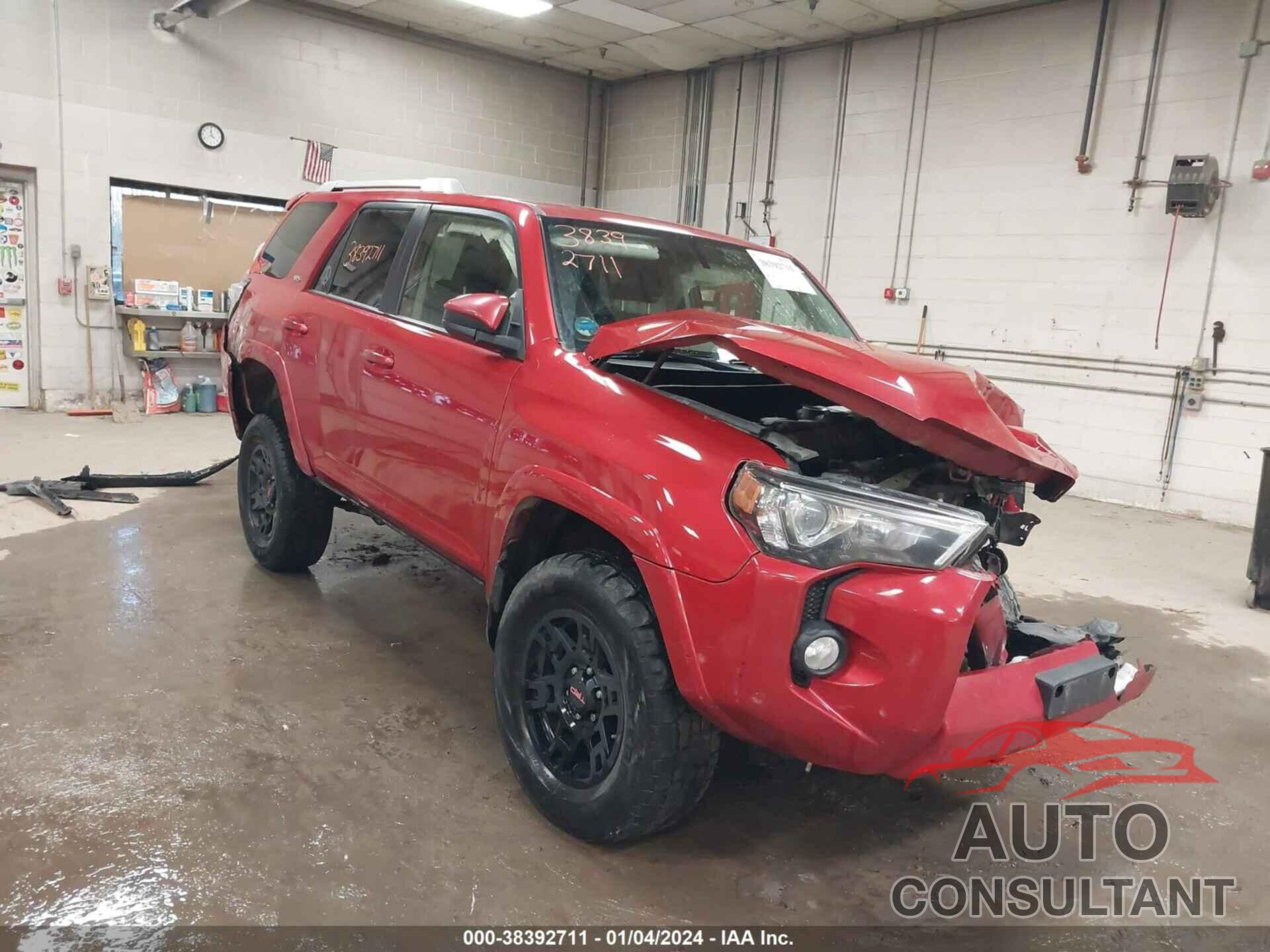 TOYOTA 4RUNNER 2016 - JTEBU5JR4G5327064