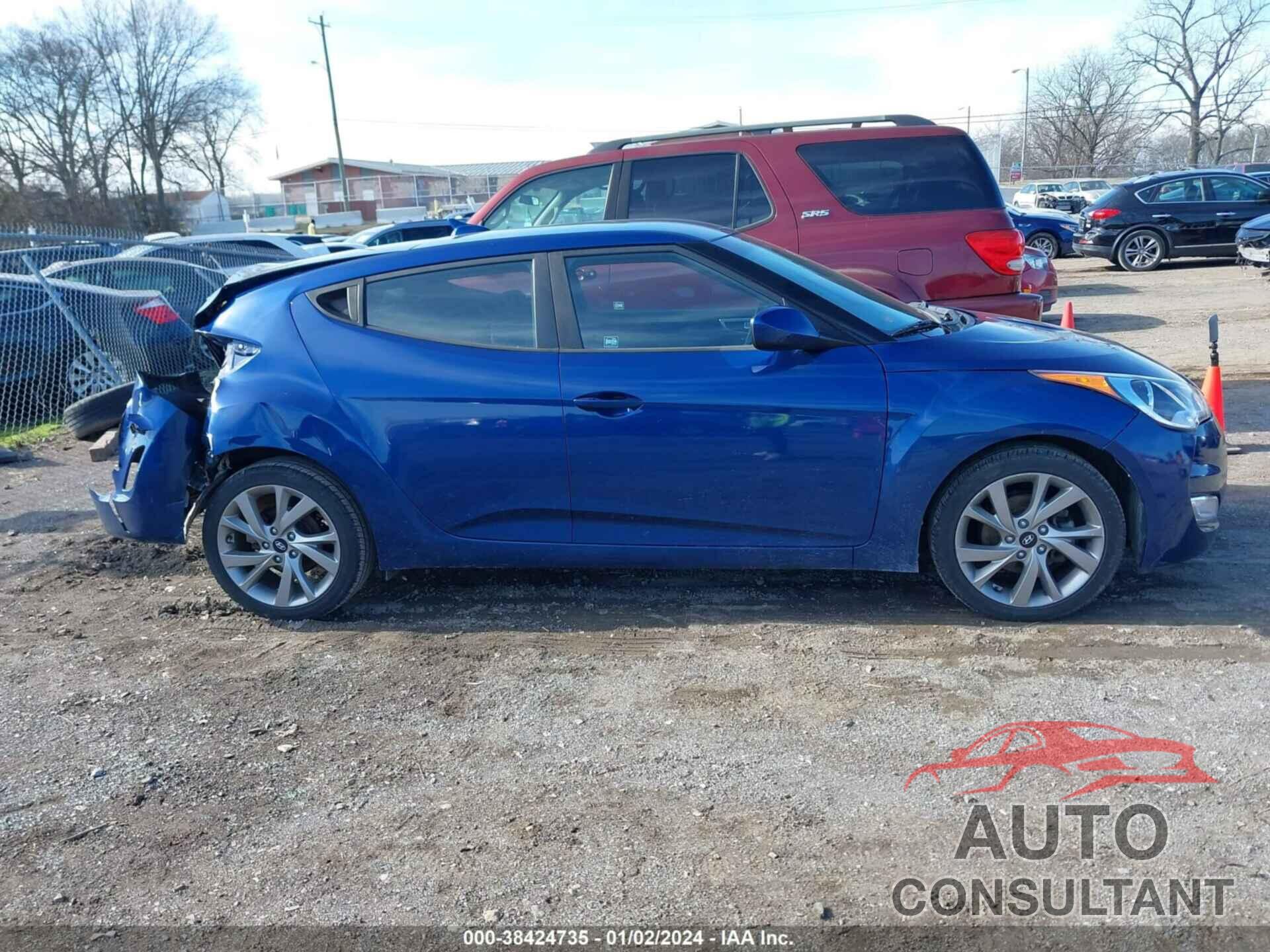 HYUNDAI VELOSTER 2017 - KMHTC6AD2HU310286