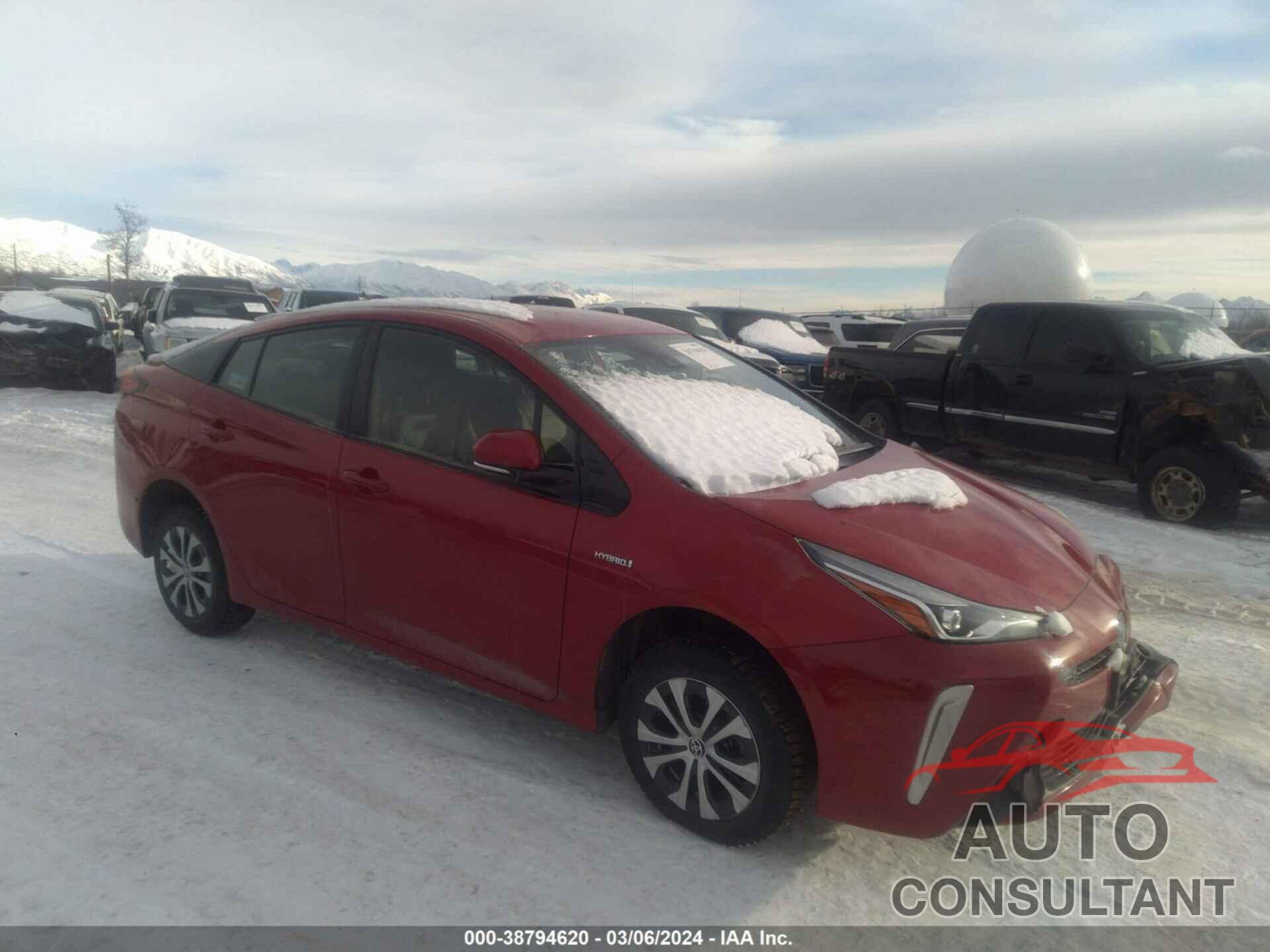 TOYOTA PRIUS 2020 - JTDL9RFU2L3020321