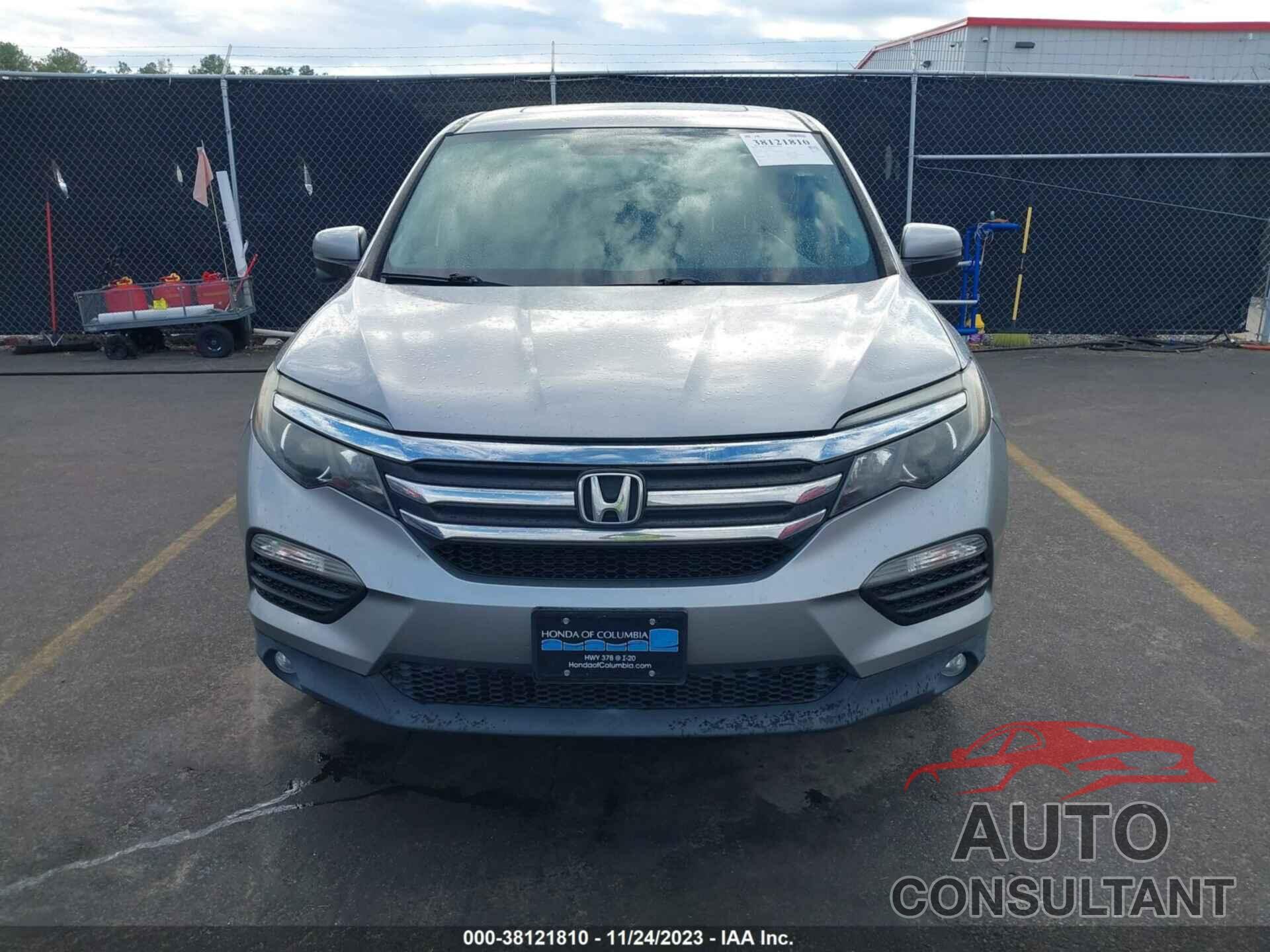 HONDA PILOT 2016 - 5FNYF5H50GB033512