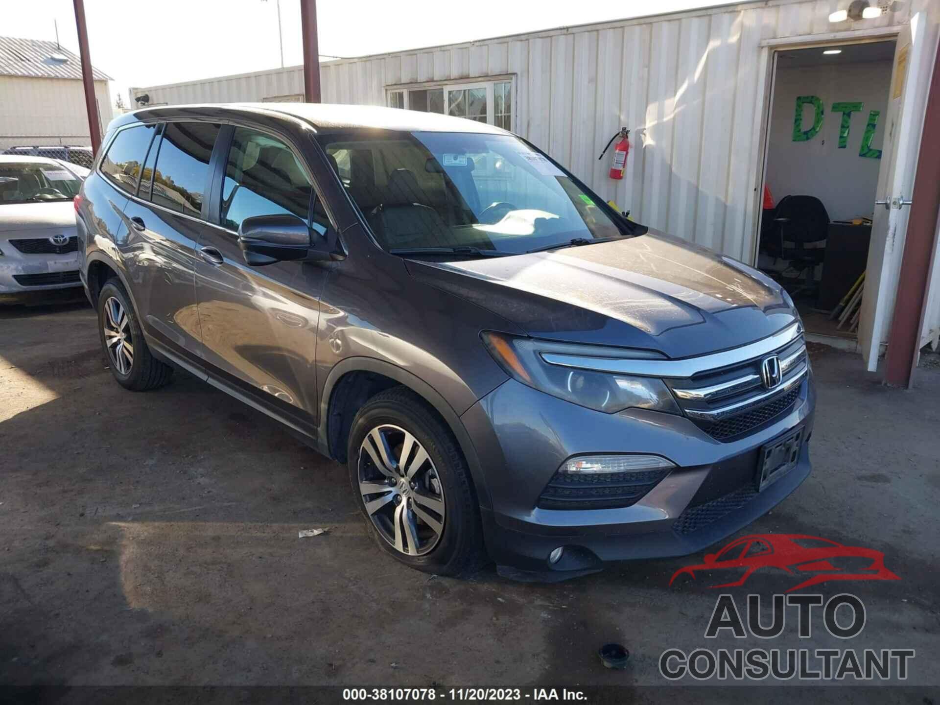 HONDA PILOT 2017 - 5FNYF5H84HB024002
