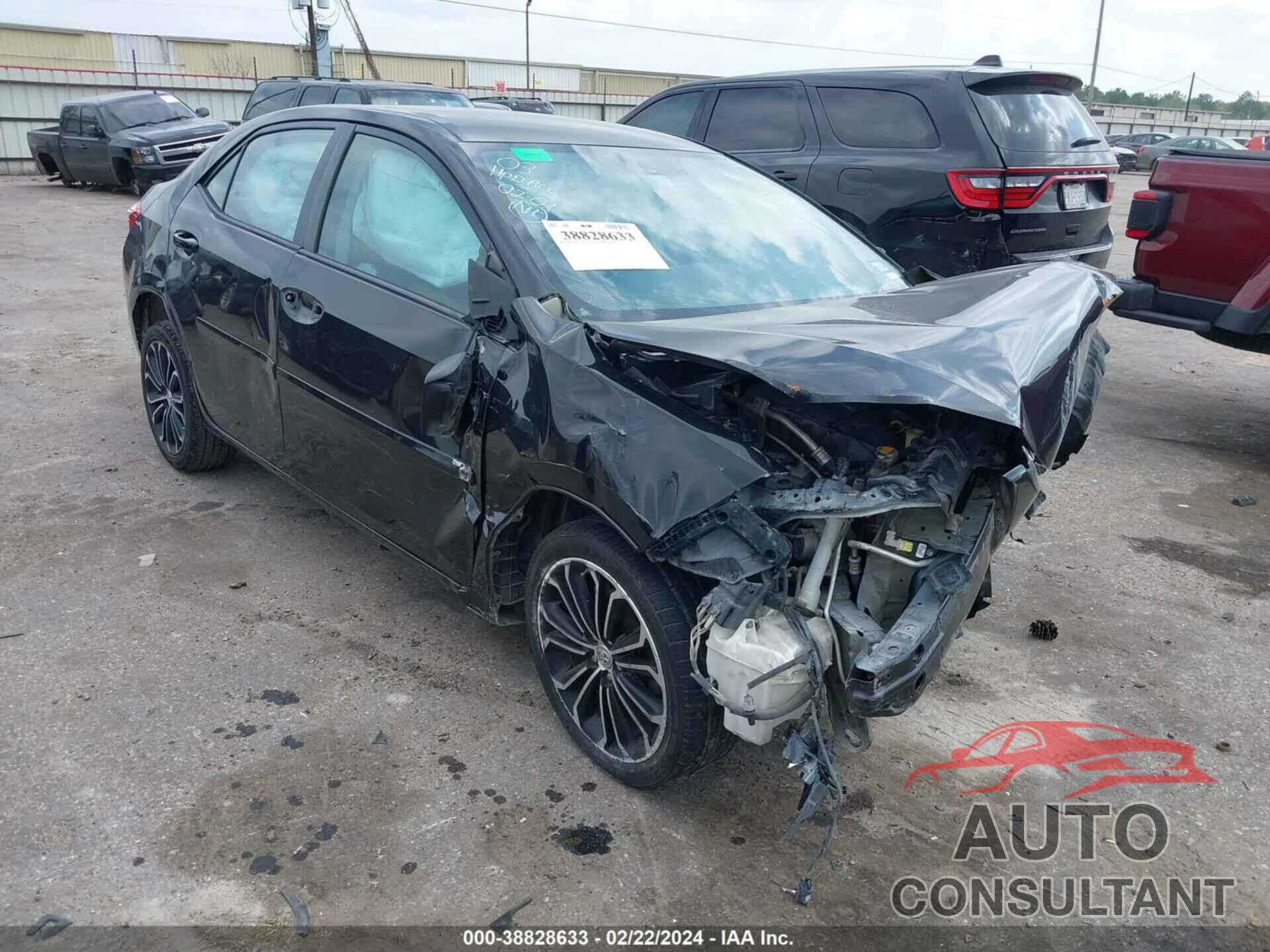 TOYOTA COROLLA 2016 - 5YFBURHE5GP431693