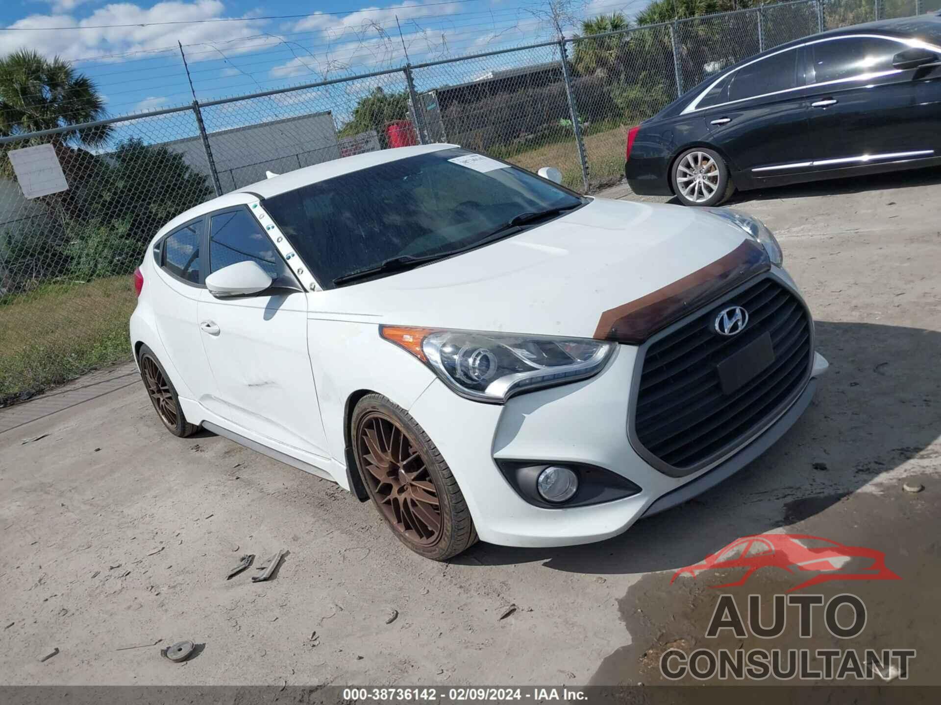 HYUNDAI VELOSTER 2016 - KMHTC6AE2GU266913