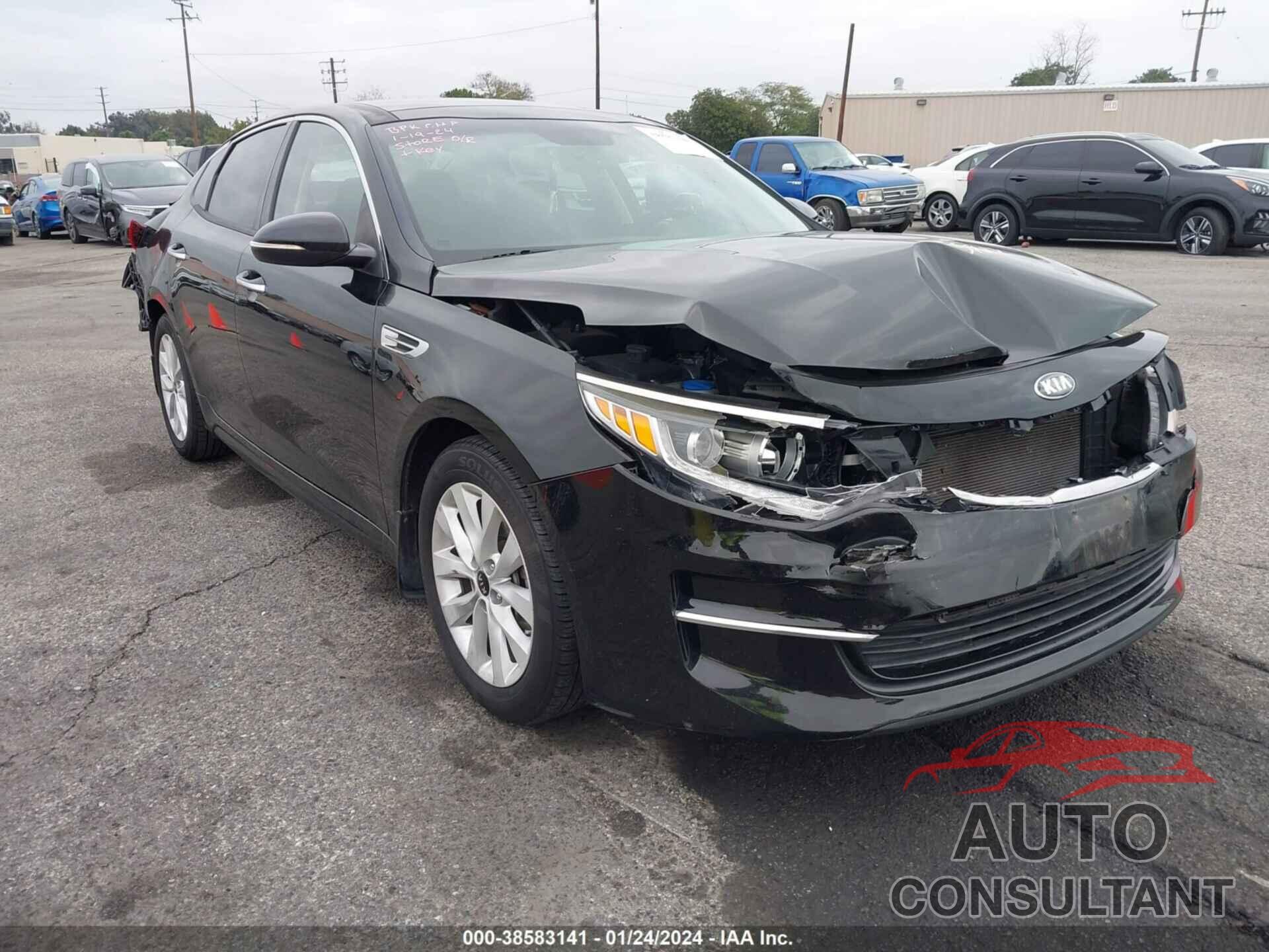 KIA OPTIMA 2018 - 5XXGU4L32JG195583