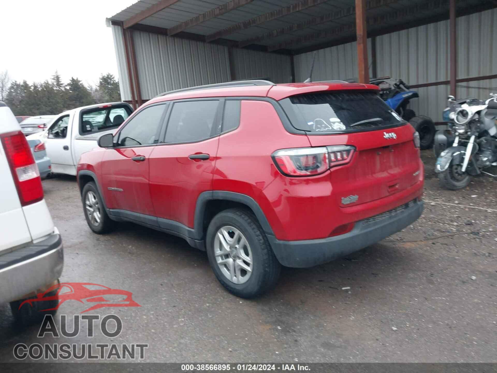 JEEP COMPASS 2017 - 3C4NJCAB2HT659846