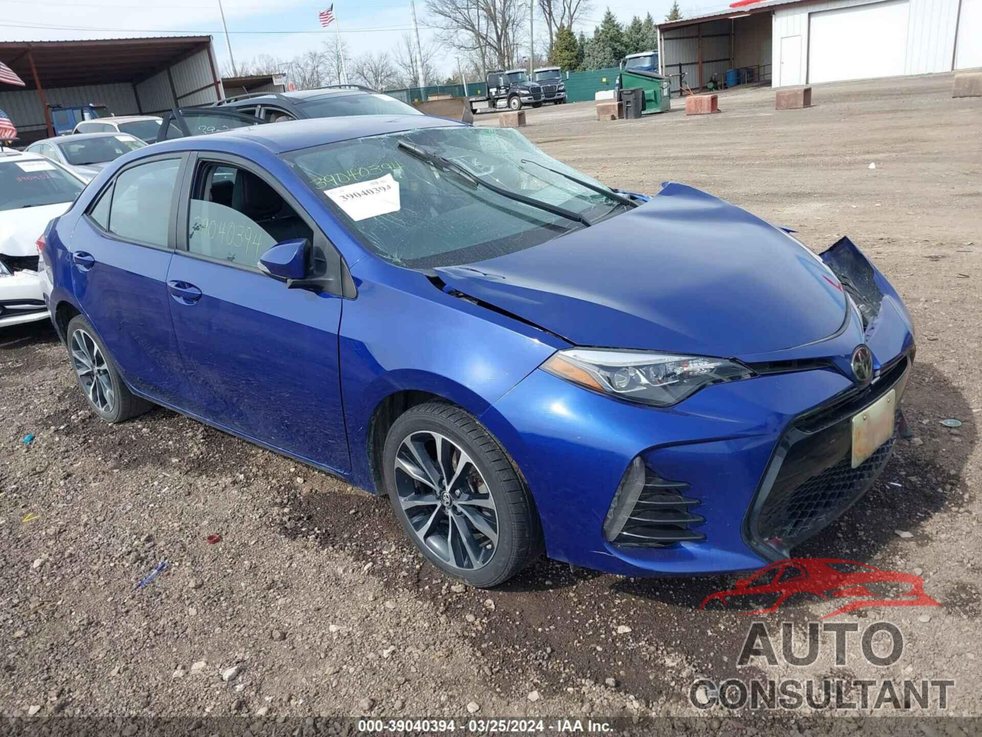 TOYOTA COROLLA 2018 - 2T1BURHE5JC971486