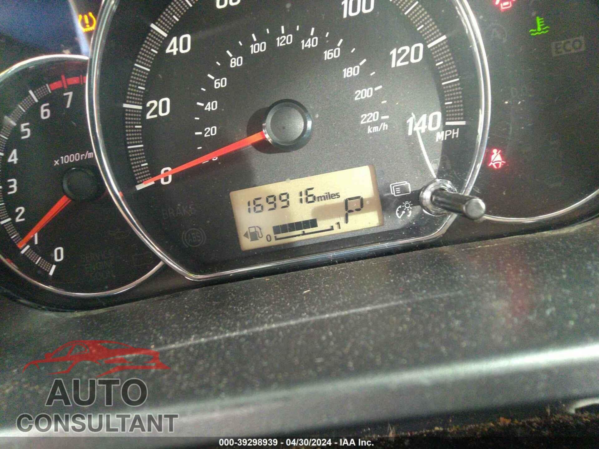 MITSUBISHI MIRAGE 2017 - ML32F4FJ6HHF08426