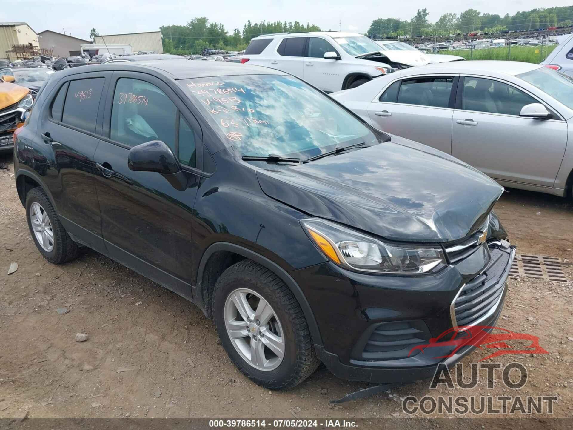 CHEVROLET TRAX 2020 - KL7CJKSB7LB089513