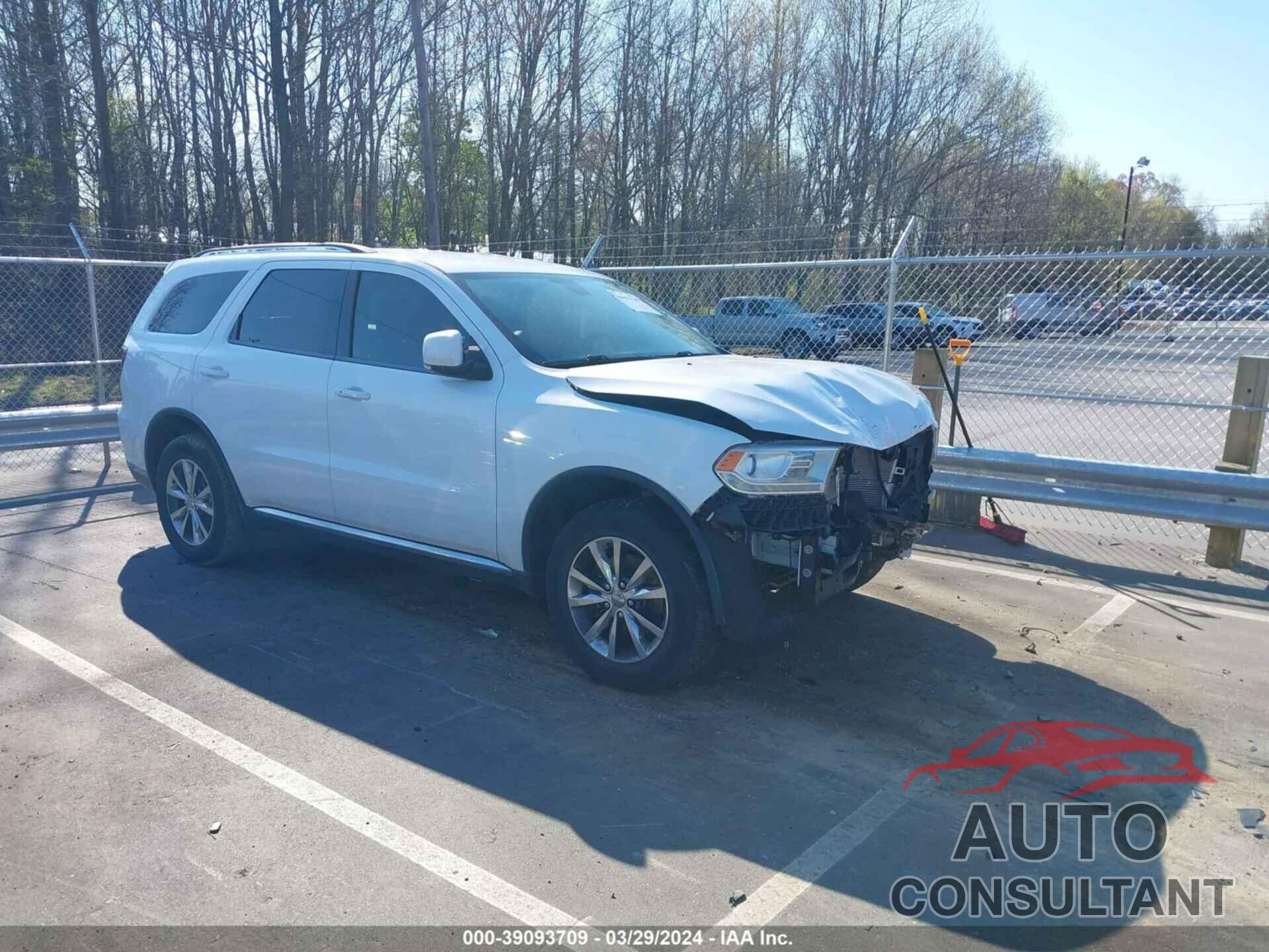DODGE DURANGO 2016 - 1C4RDJDGXGC308648