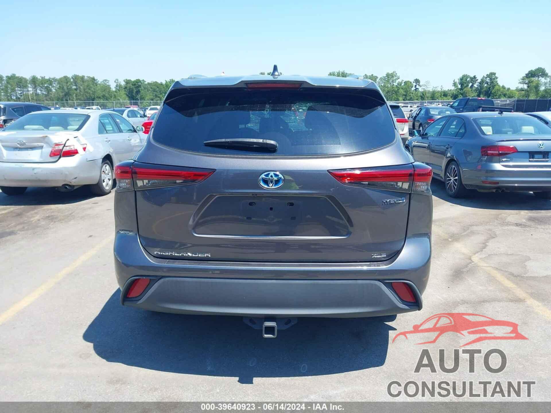 TOYOTA HIGHLANDER 2021 - 5TDGBRCH2MS052781