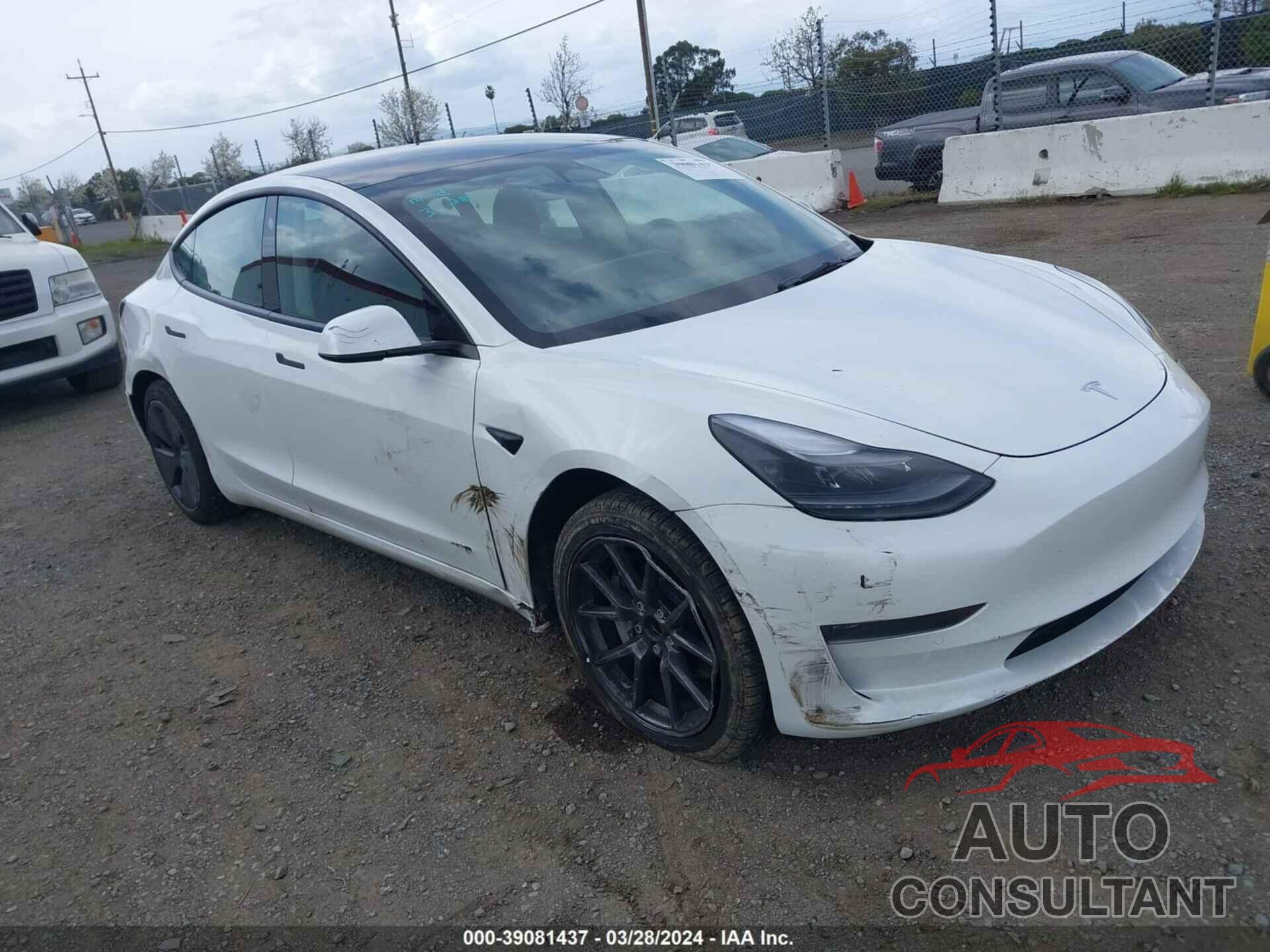 TESLA MODEL 3 2022 - 5YJ3E1EA8NF245952