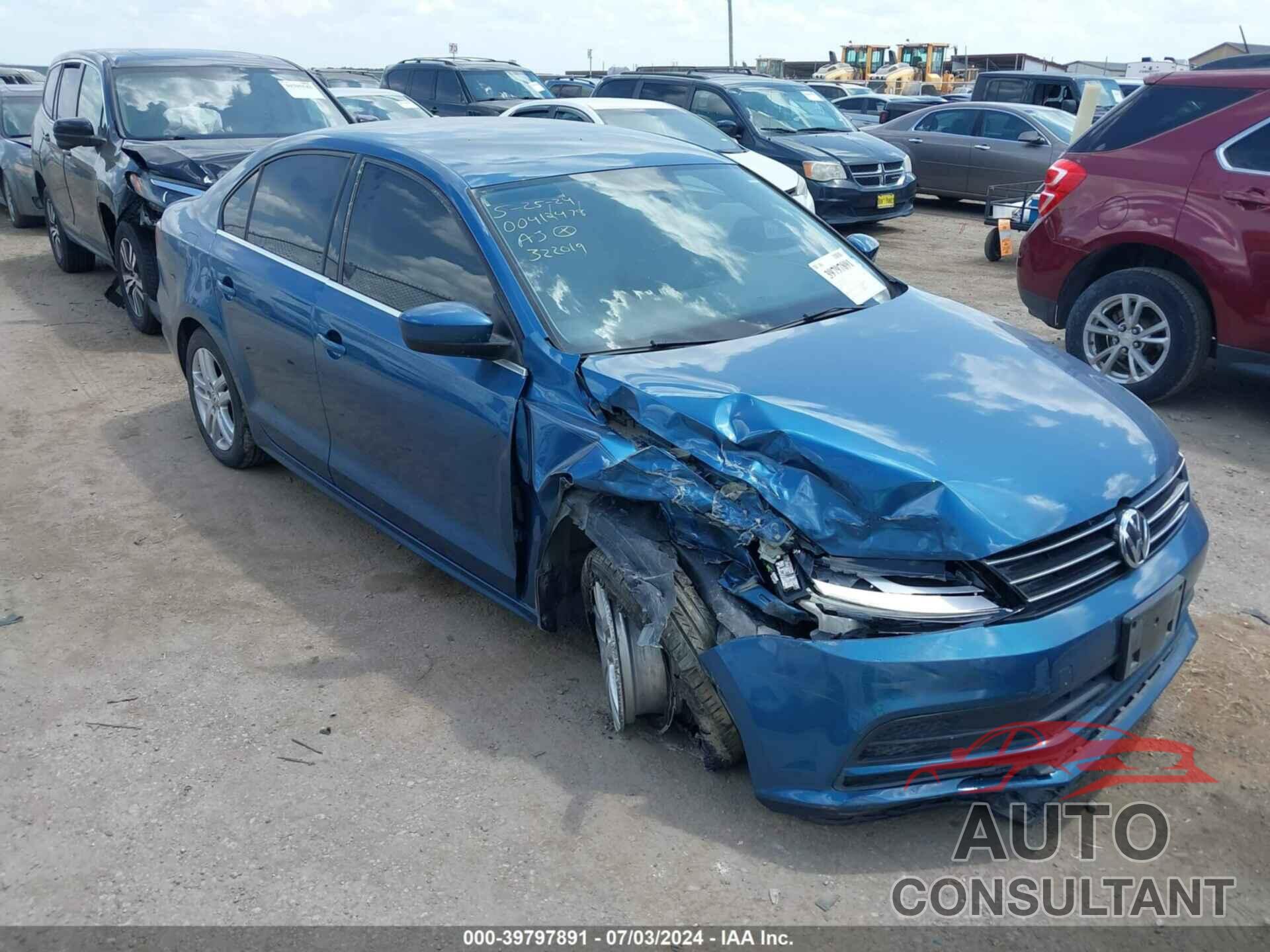 VOLKSWAGEN JETTA 2017 - 3VW2B7AJ6HM322019