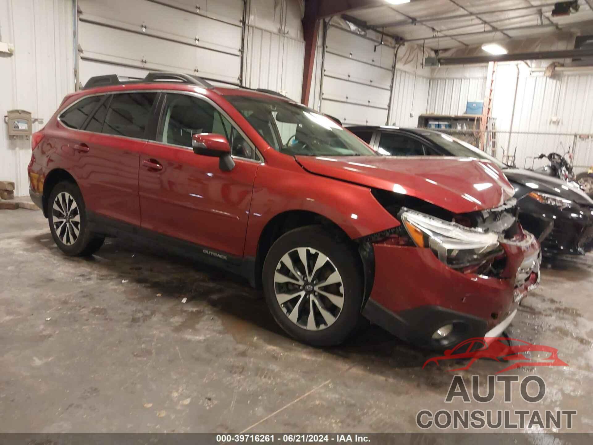 SUBARU OUTBACK 2016 - 4S4BSANC4G3329431