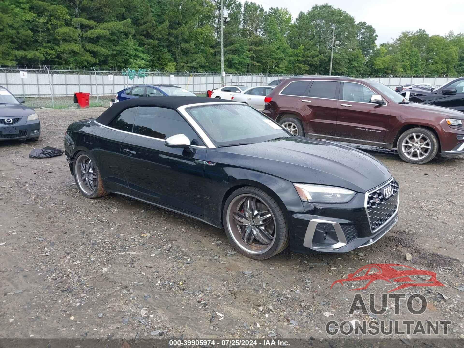 AUDI S5 CABRIOLET 2022 - WAUW4GF53NN006313