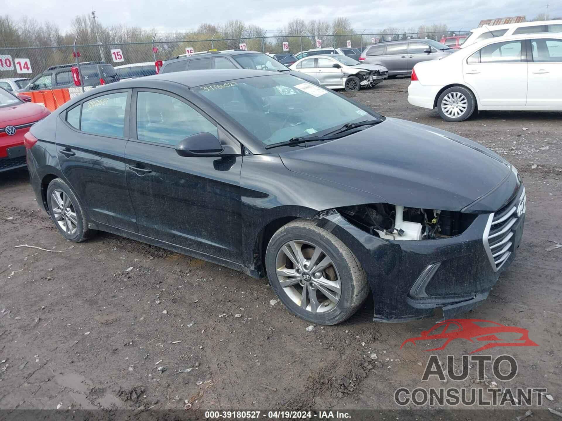 HYUNDAI ELANTRA 2017 - KMHD84LF5HU170002