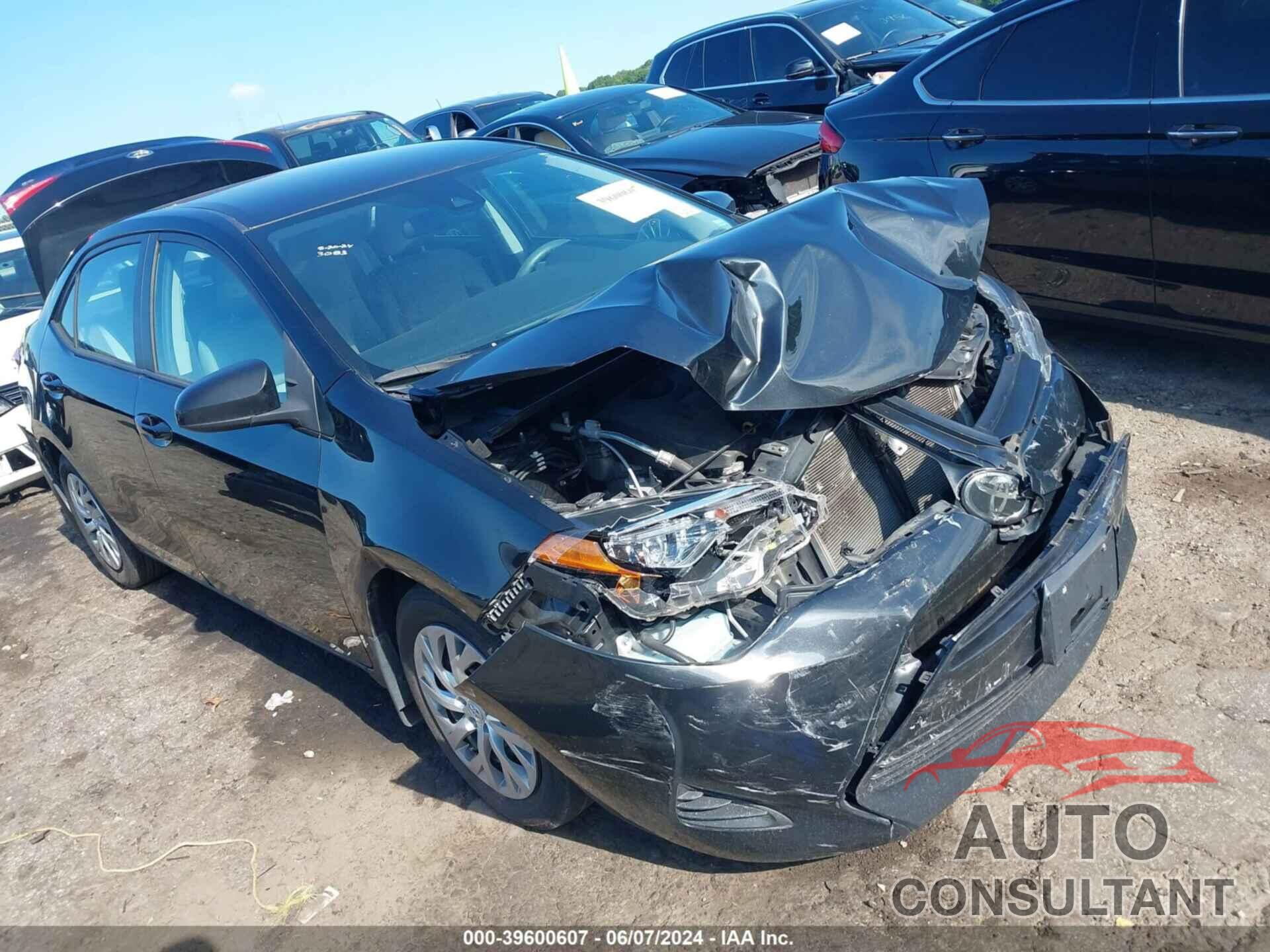 TOYOTA COROLLA 2019 - 2T1BURHE5KC213083