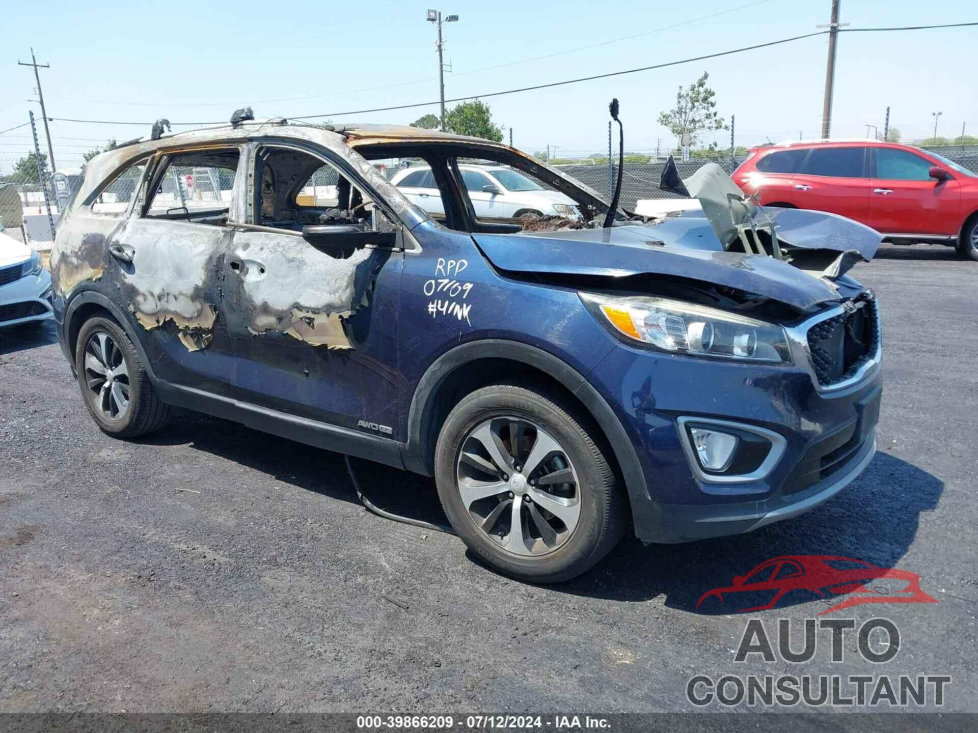 KIA SORENTO 2016 - 5XYPHDA50GG165169