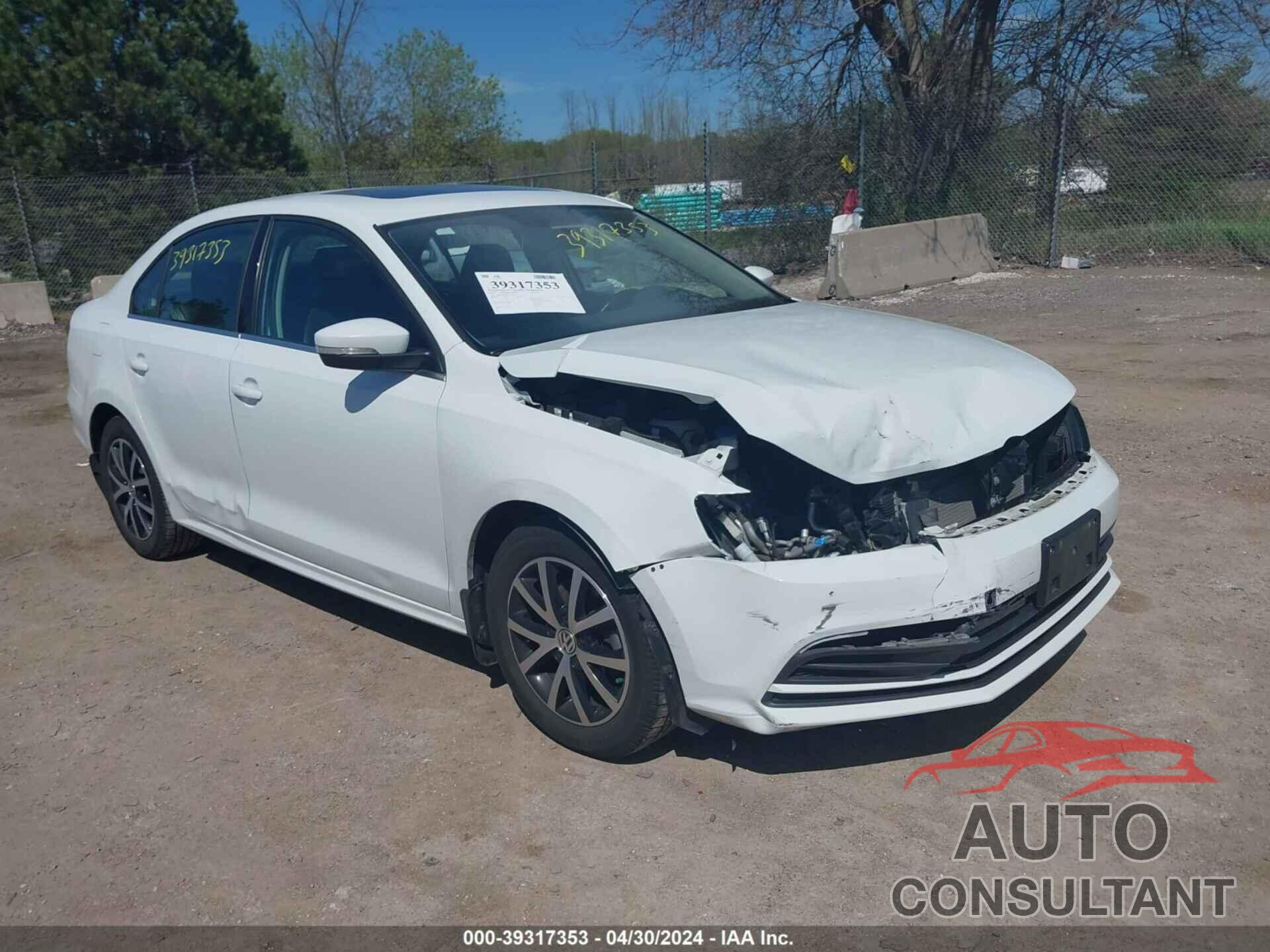 VOLKSWAGEN JETTA 2017 - 3VWDB7AJ7HM305299