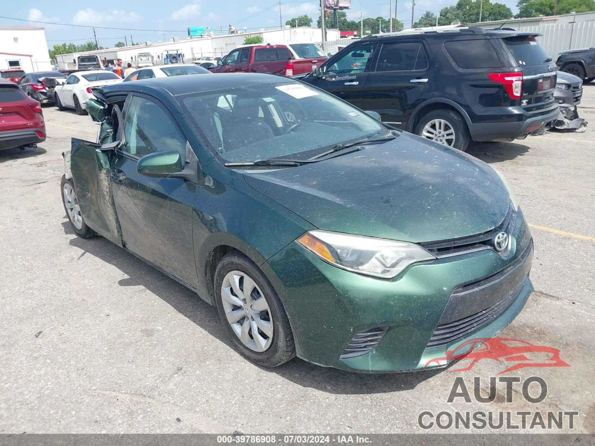 TOYOTA COROLLA 2016 - 5YFBURHE5GP419656