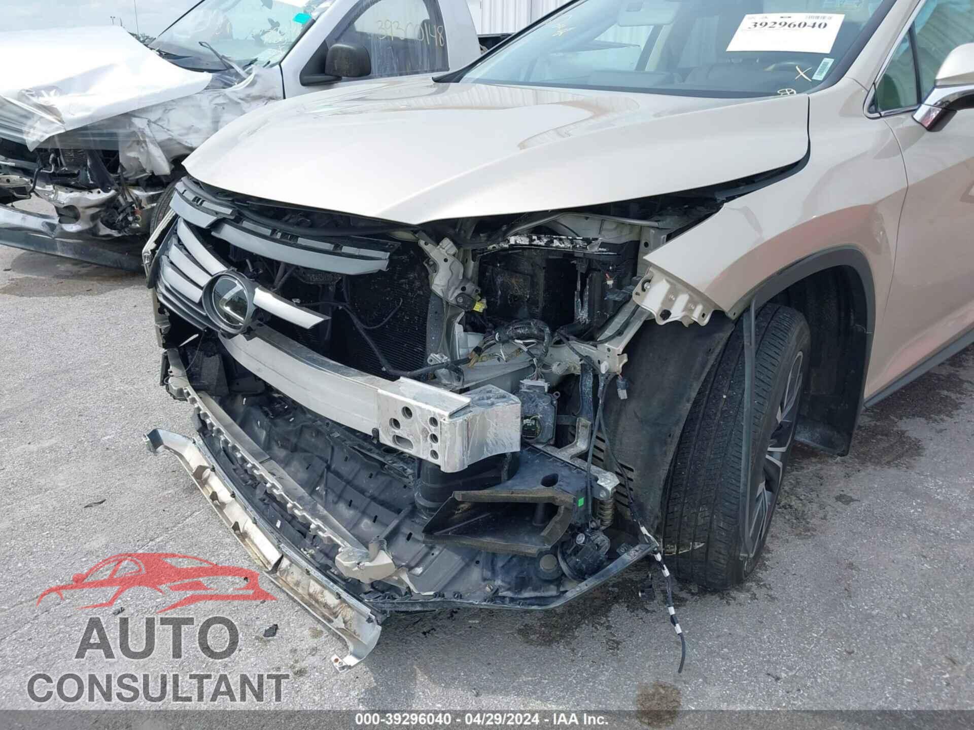 LEXUS RX 2019 - 2T2ZZMCA2KC133453