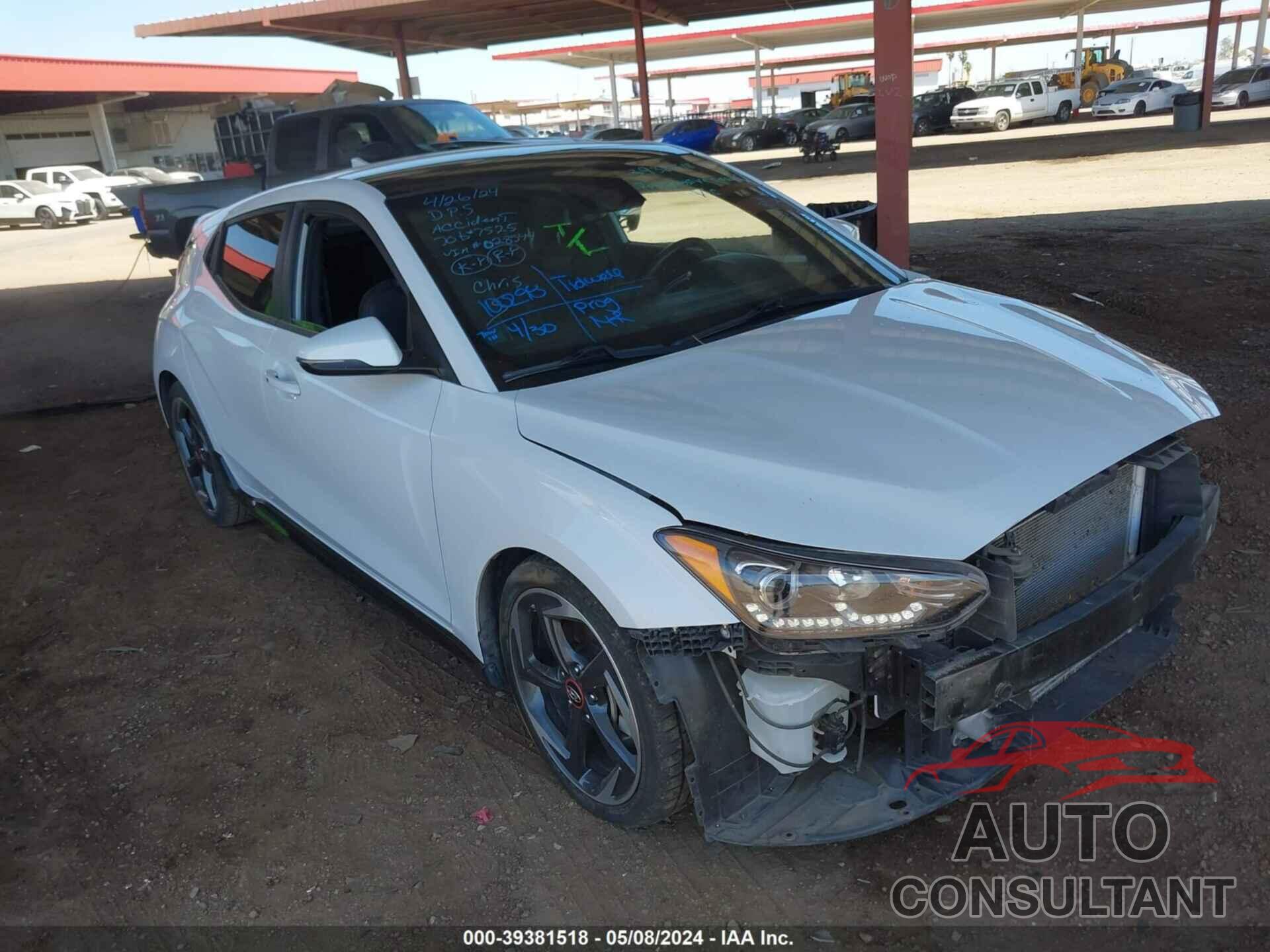 HYUNDAI VELOSTER 2020 - KMHTH6AB0LU028544