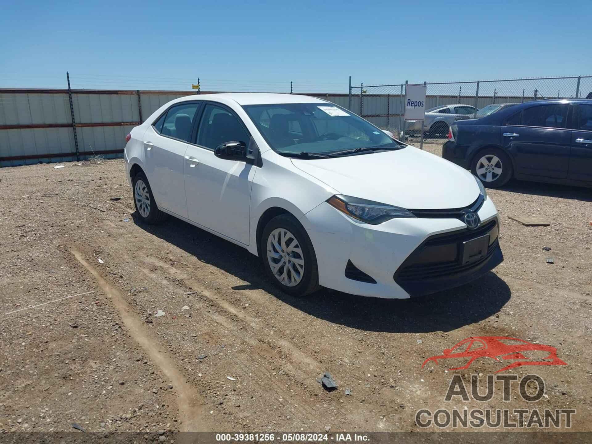 TOYOTA COROLLA 2017 - 5YFBURHE4HP641106
