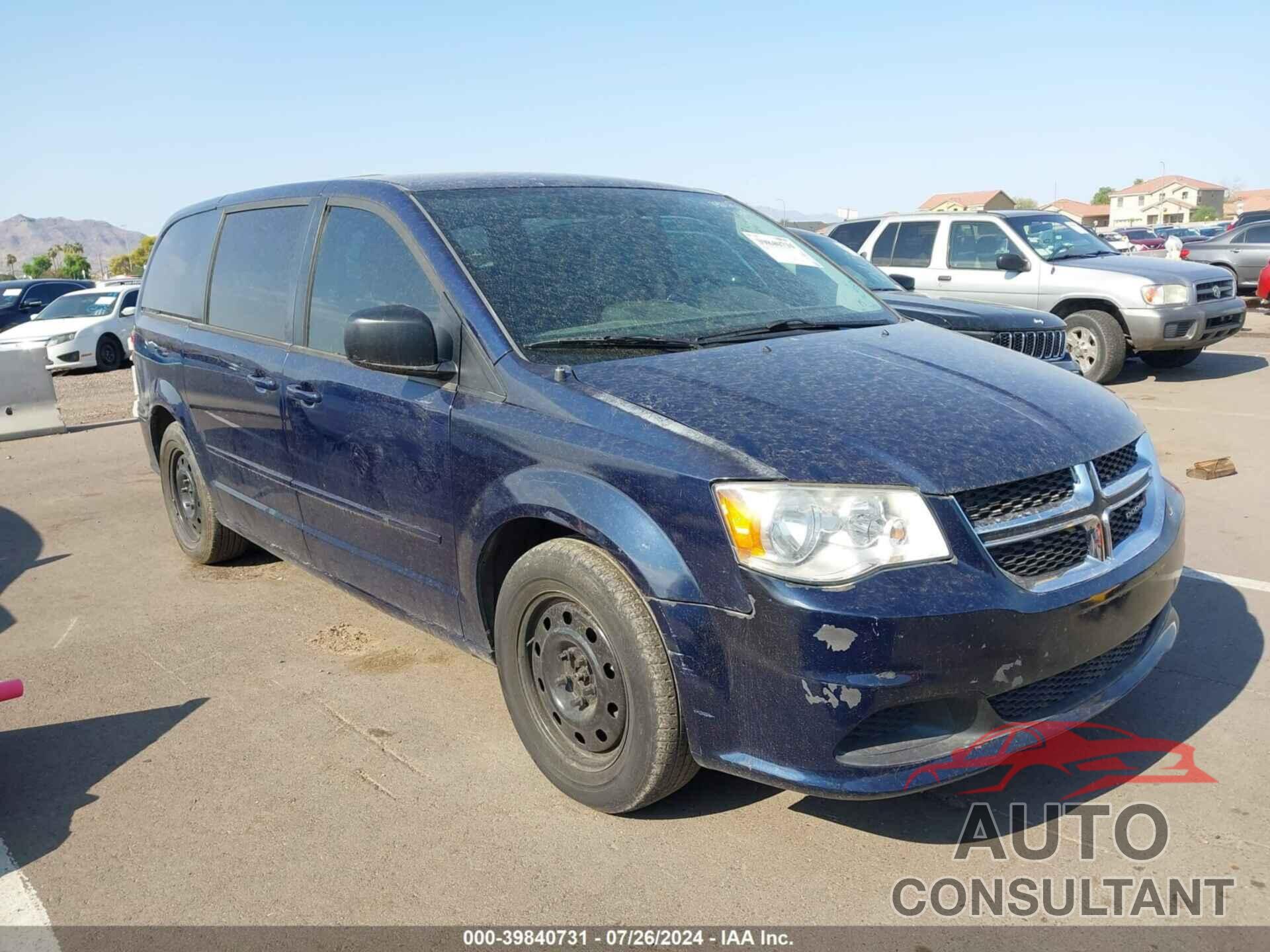 DODGE GRAND CARAVAN 2016 - 2C4RDGBGXGR258766