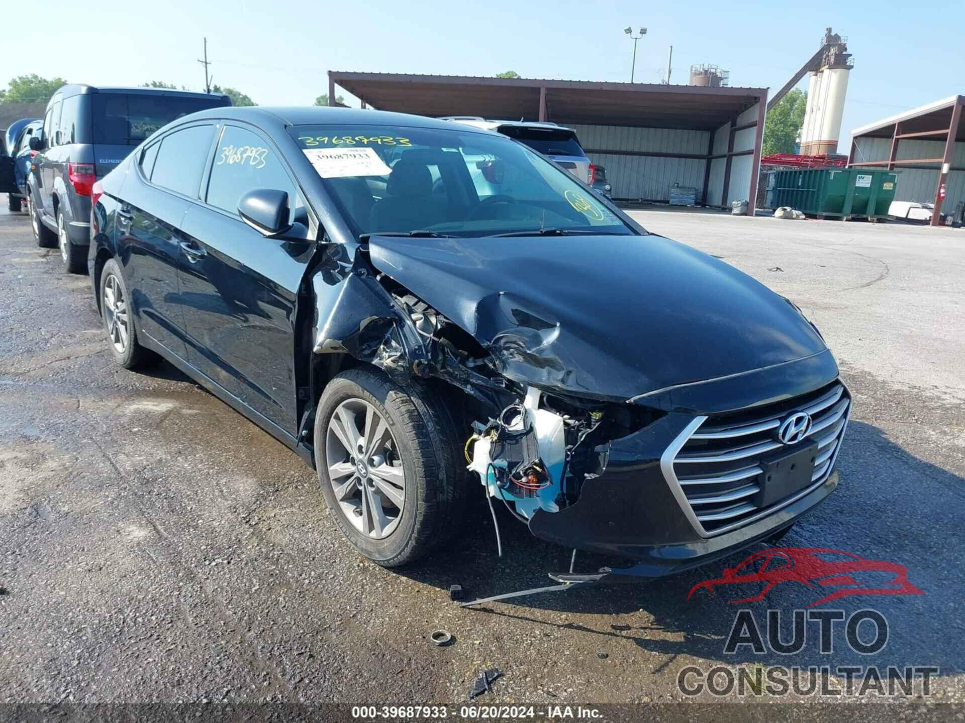 HYUNDAI ELANTRA 2017 - 5NPD84LF3HH106622