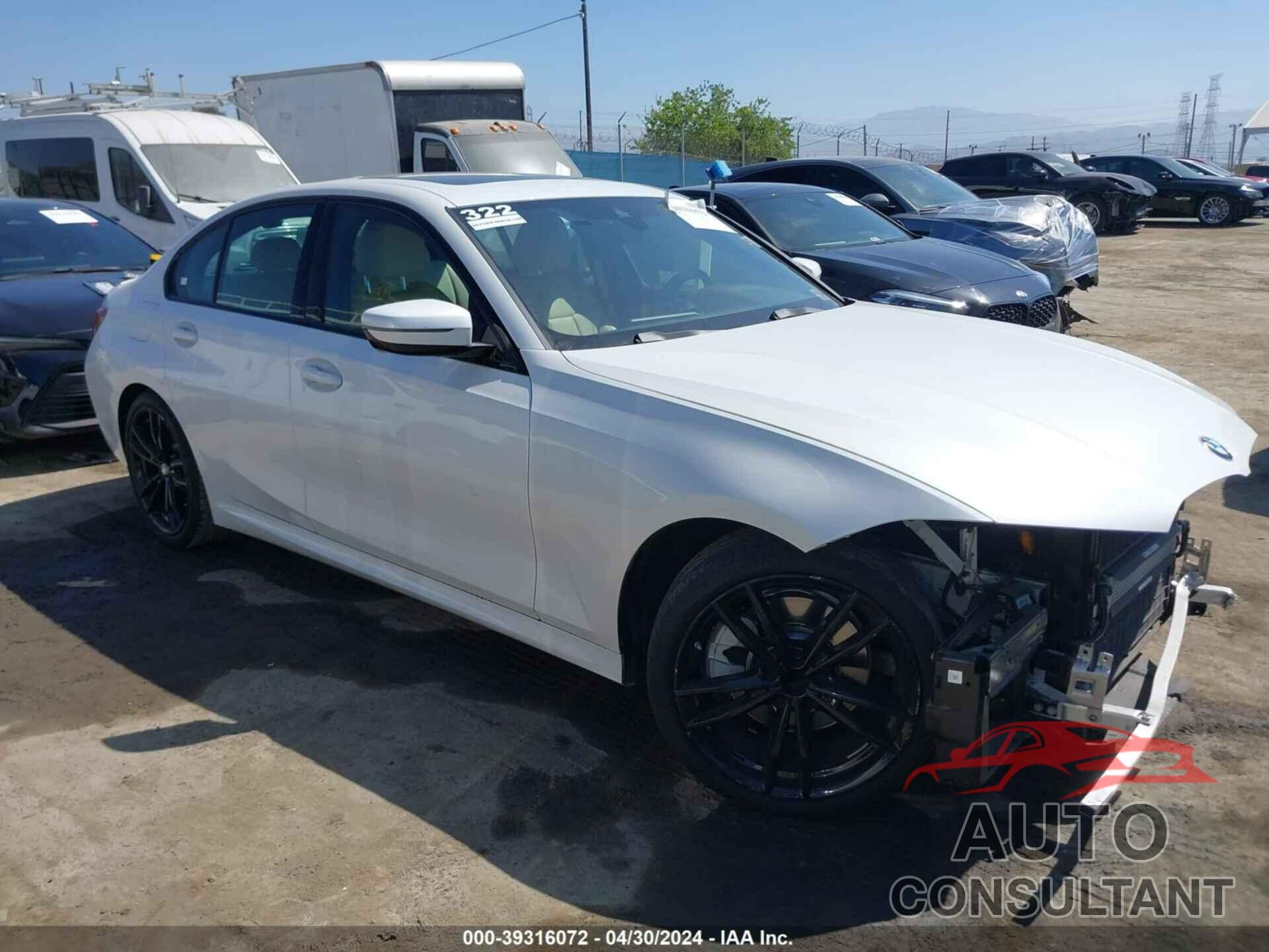 BMW 3 SERIES 2022 - 3MW5R1J09N8C31621