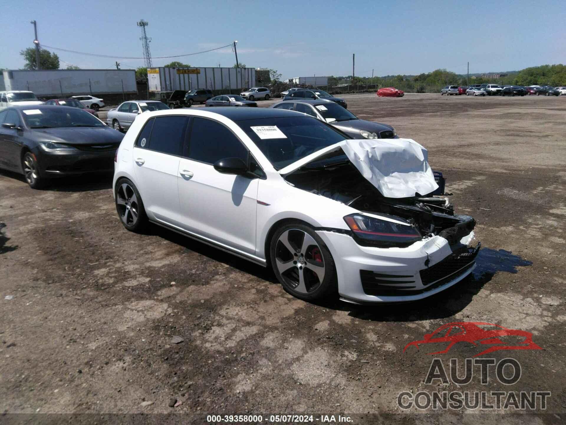 VOLKSWAGEN GOLF GTI 2017 - 3VW547AU0HM010294