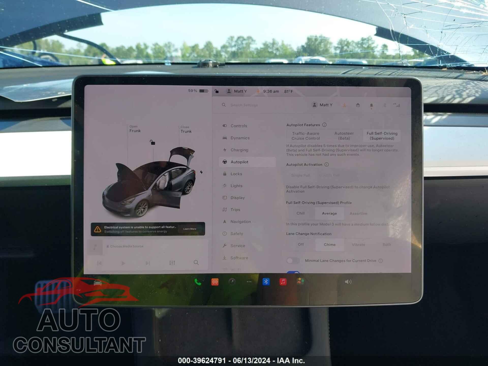 TESLA MODEL 3 2021 - 5YJ3E1EA1MF920569