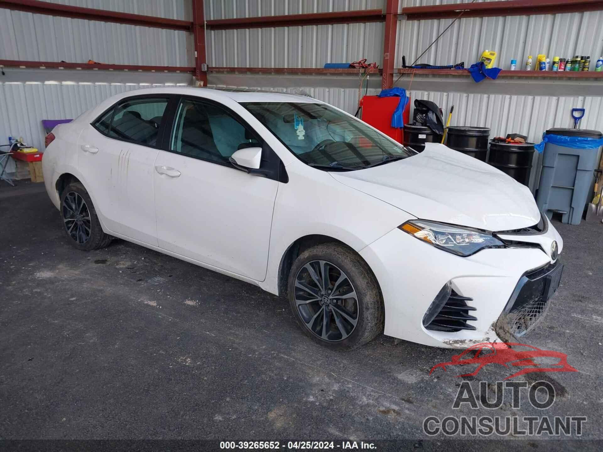 TOYOTA COROLLA 2017 - 2T1BURHE5HC858695
