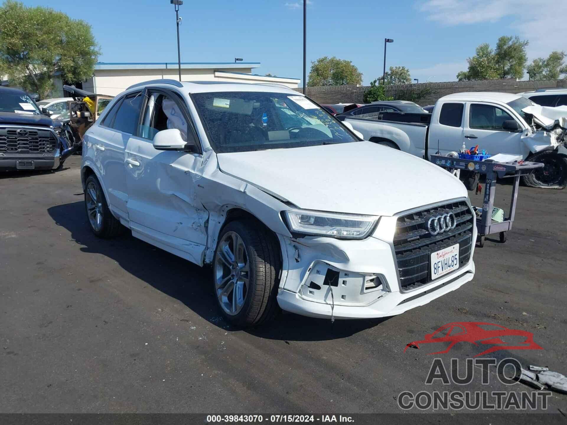 AUDI Q3 2018 - WA1JCCFS1JR033988