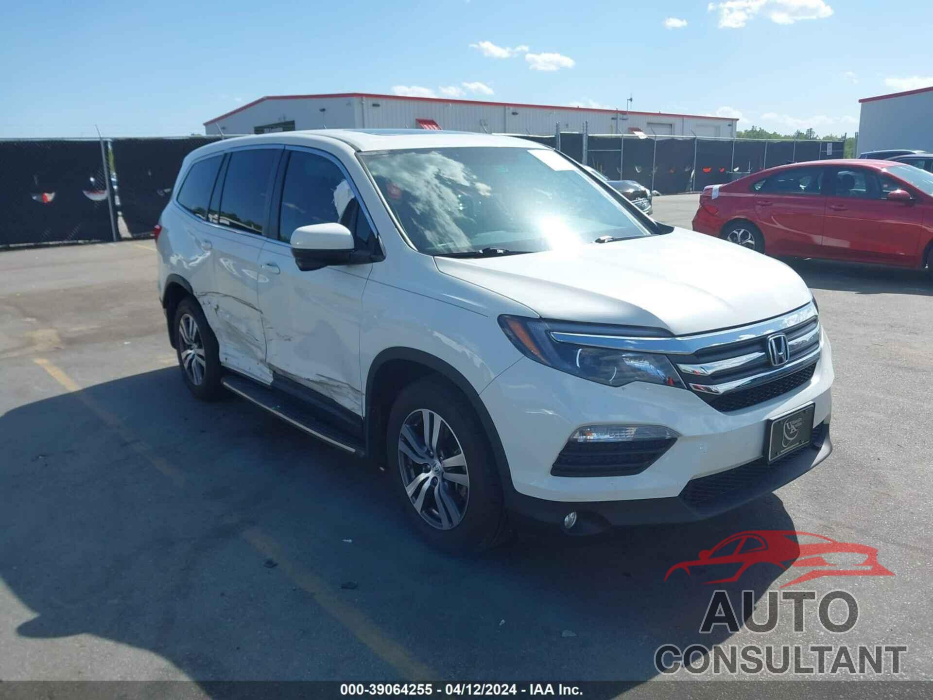 HONDA PILOT 2016 - 5FNYF5H54GB012601