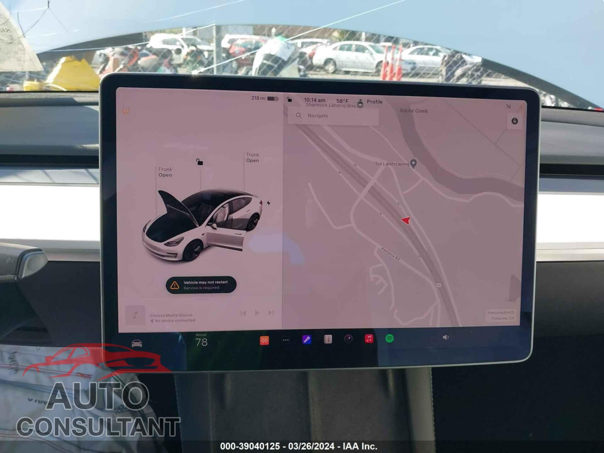 TESLA MODEL 3 2021 - 5YJ3E1EB4MF010231
