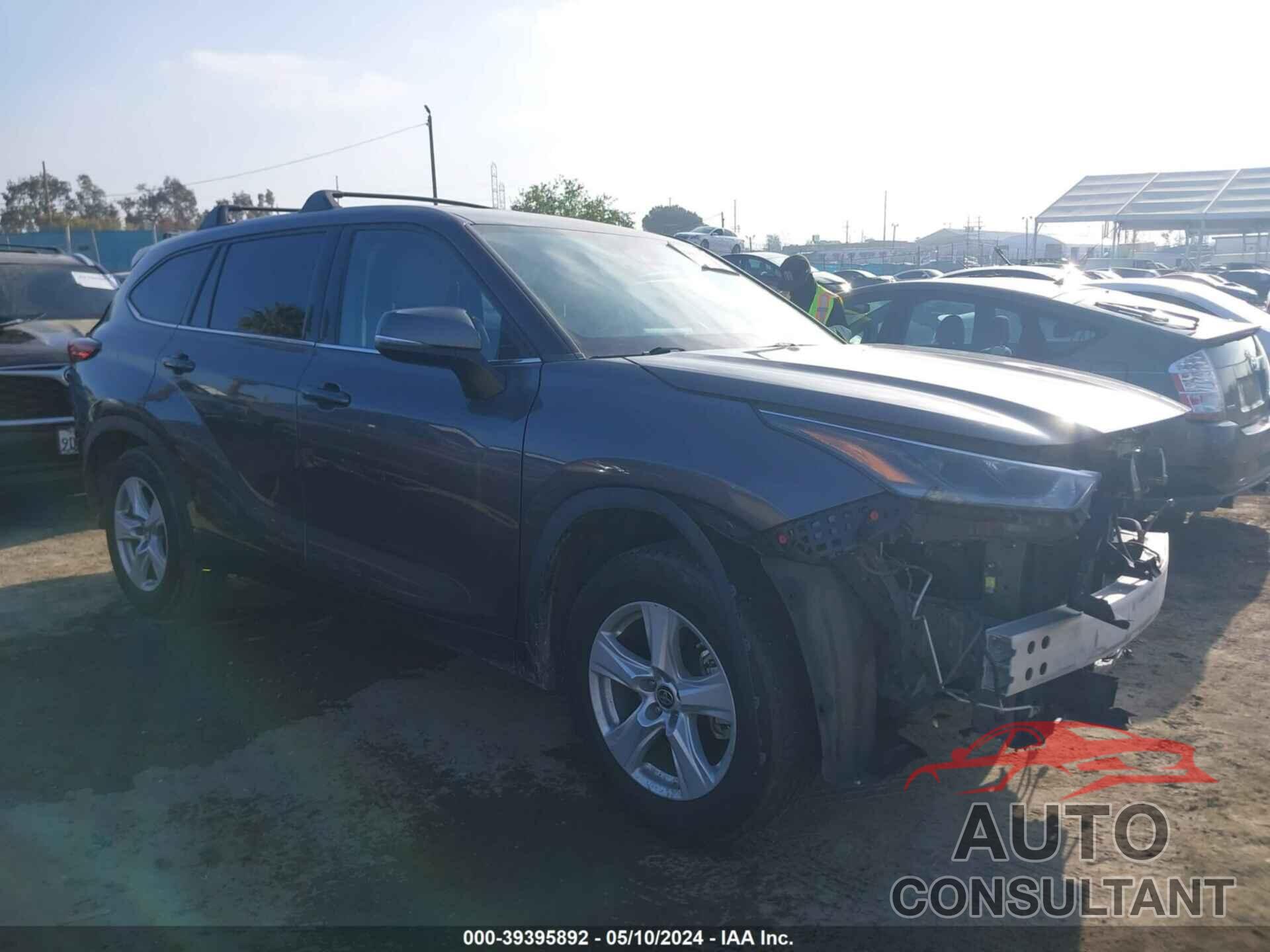 TOYOTA HIGHLANDER 2021 - 5TDZZRAH5MS045752