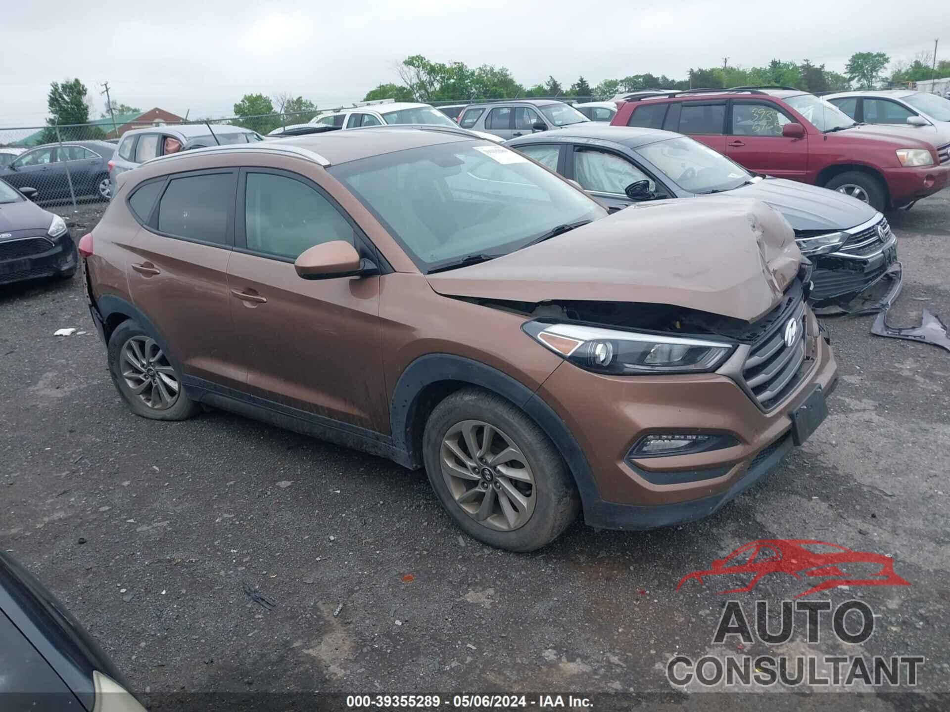 HYUNDAI TUCSON 2016 - KM8J3CA4XGU139453