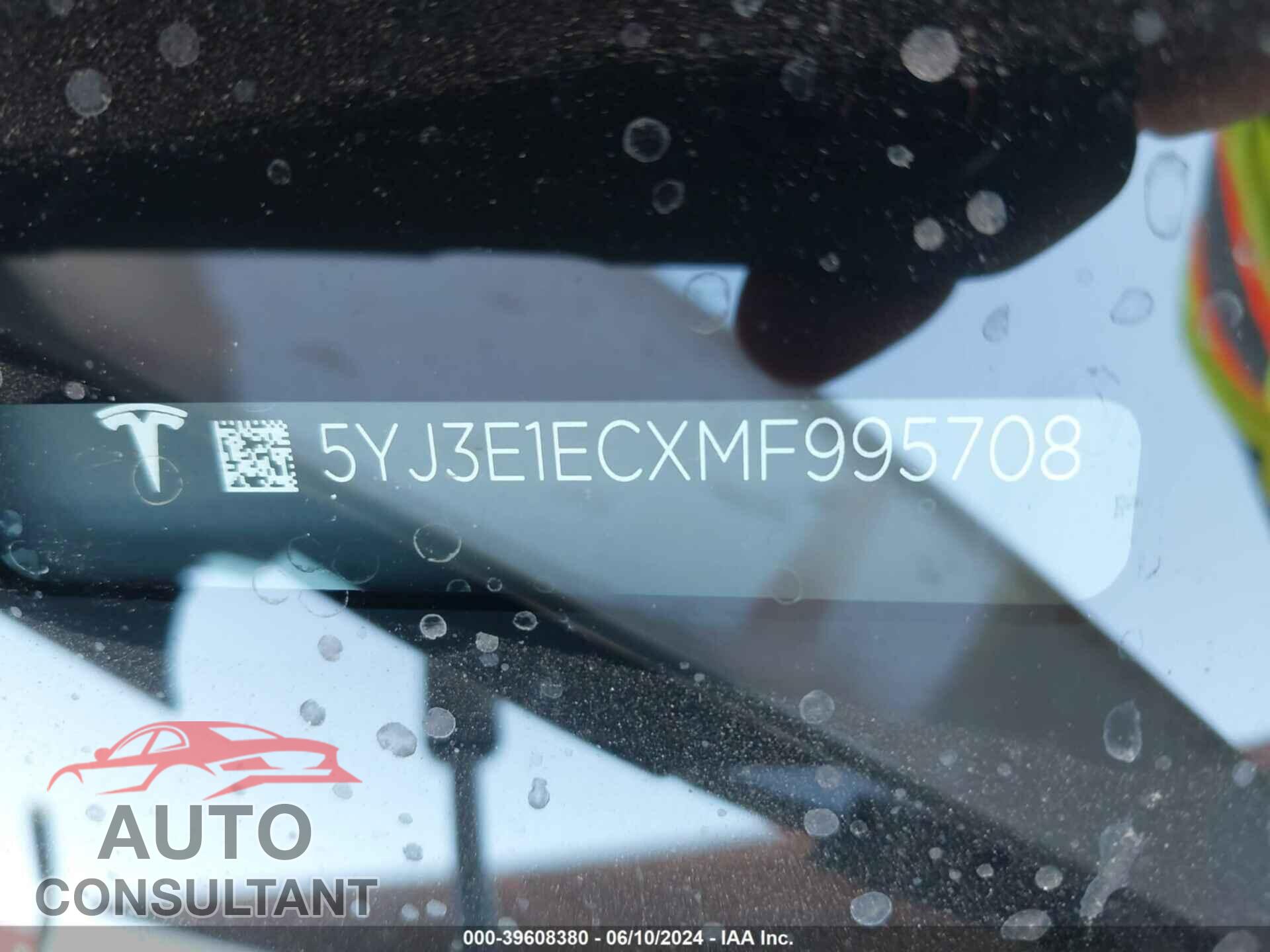 TESLA MODEL 3 2021 - 5YJ3E1ECXMF995708