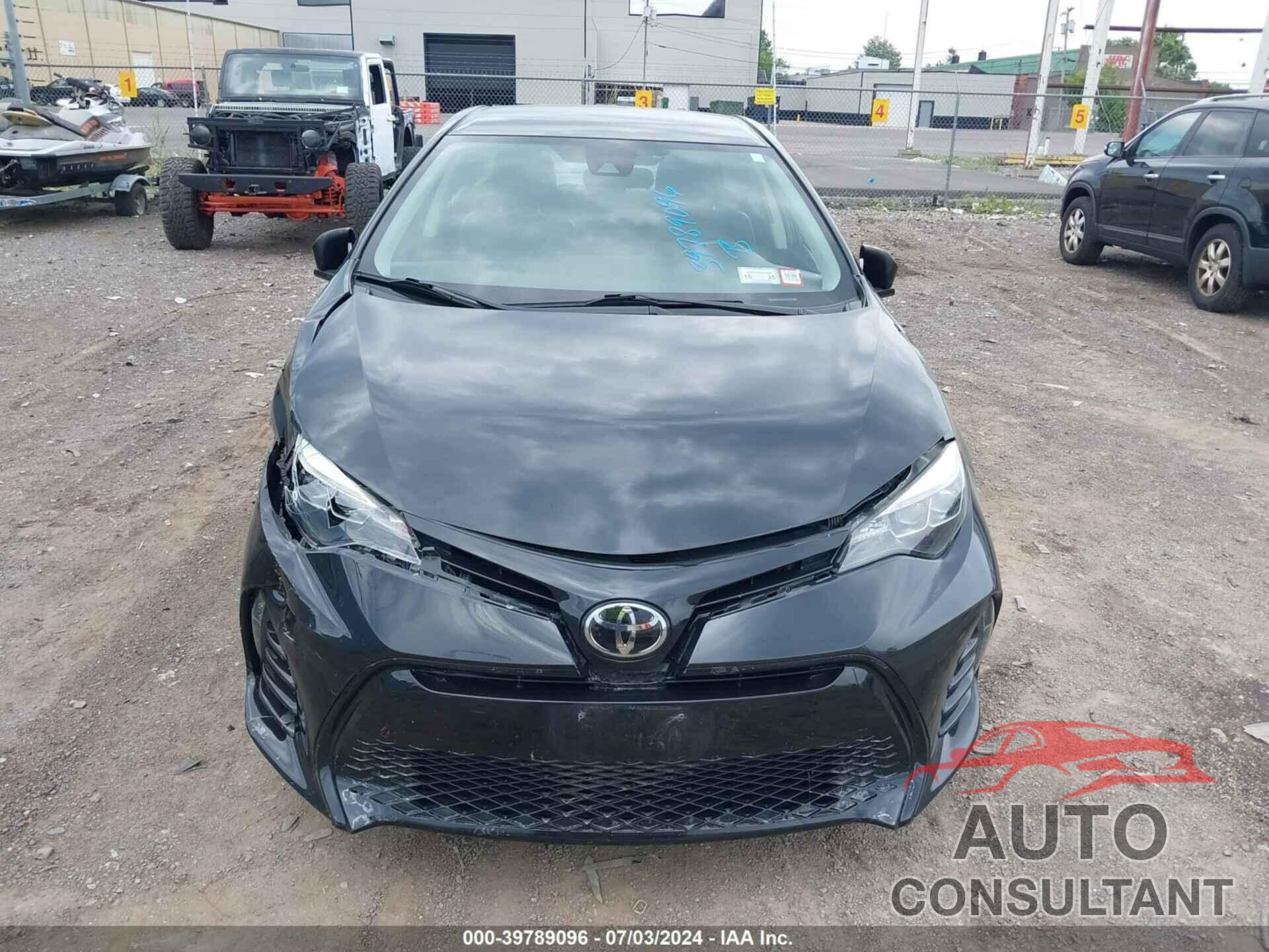 TOYOTA COROLLA 2019 - 2T1BURHE2KC194511