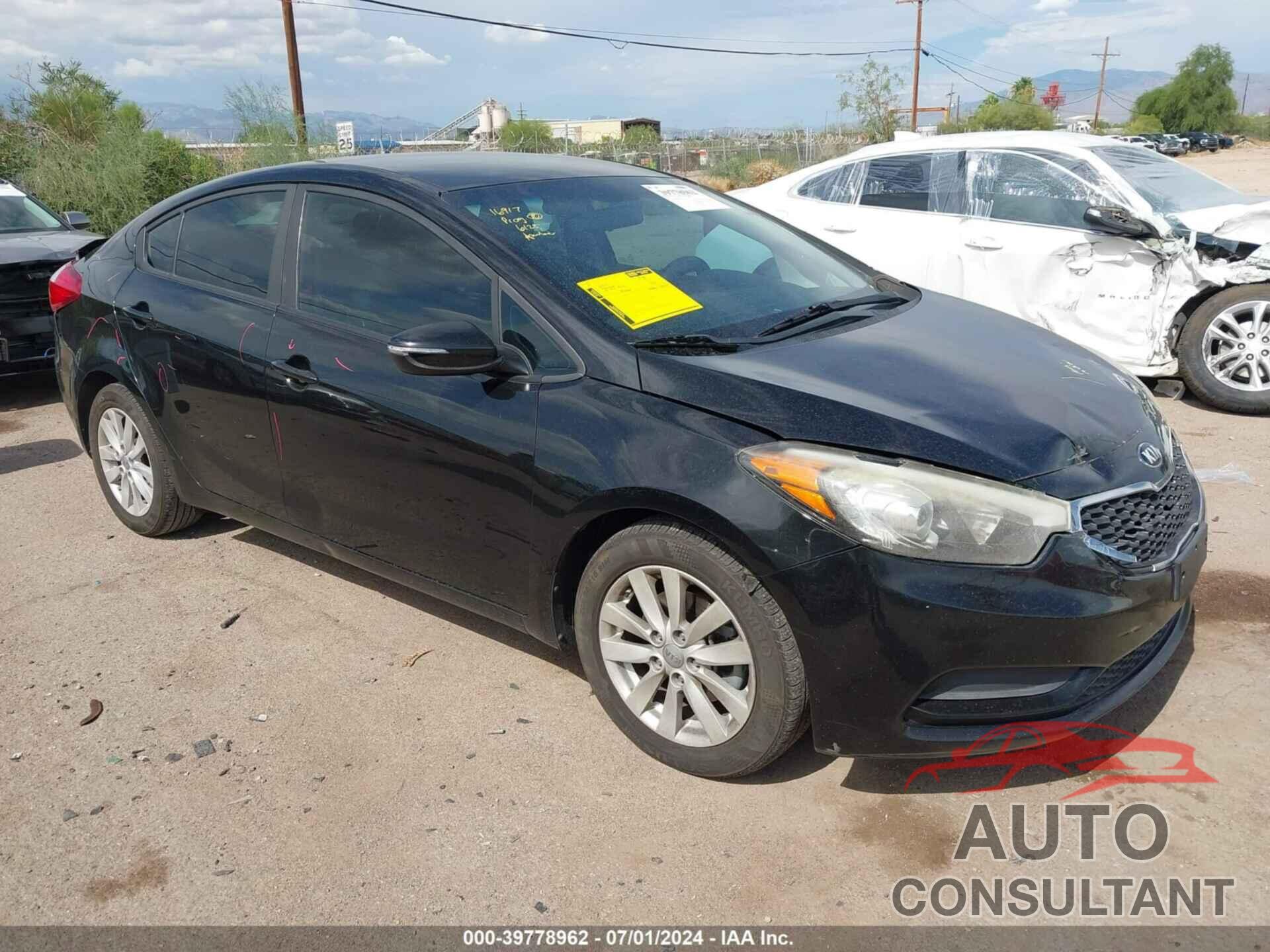 KIA FORTE 2016 - KNAFX4A68G5611758